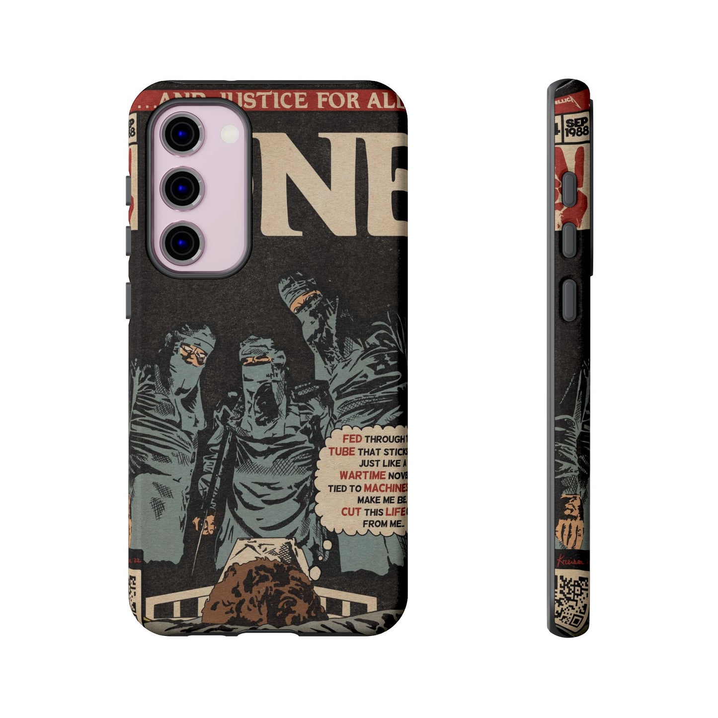 Metallica- One - Johnny Got His Gun Comic Book Art - Tough Phone Cases