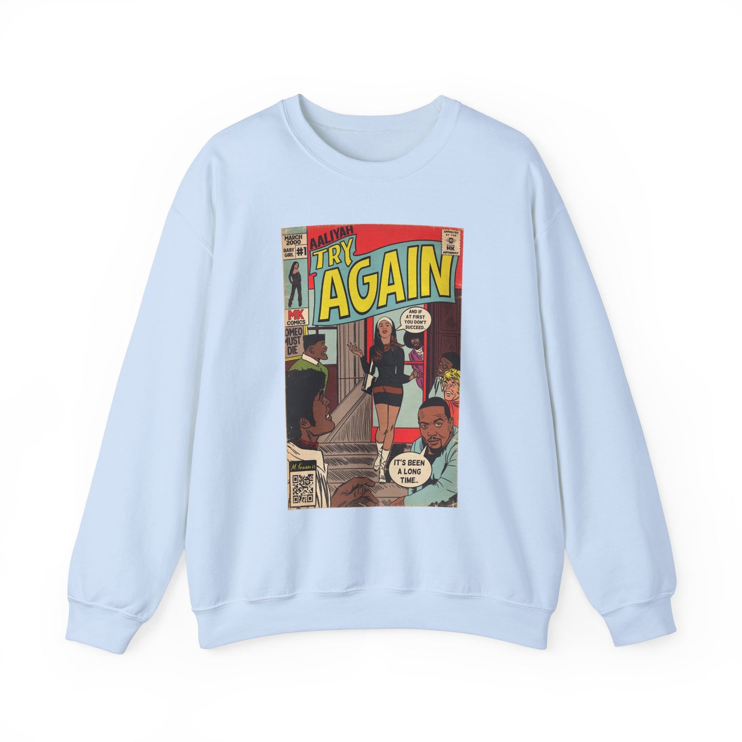 Aaliyah - Try Again - Unisex Heavy Blend™ Crewneck Sweatshirt