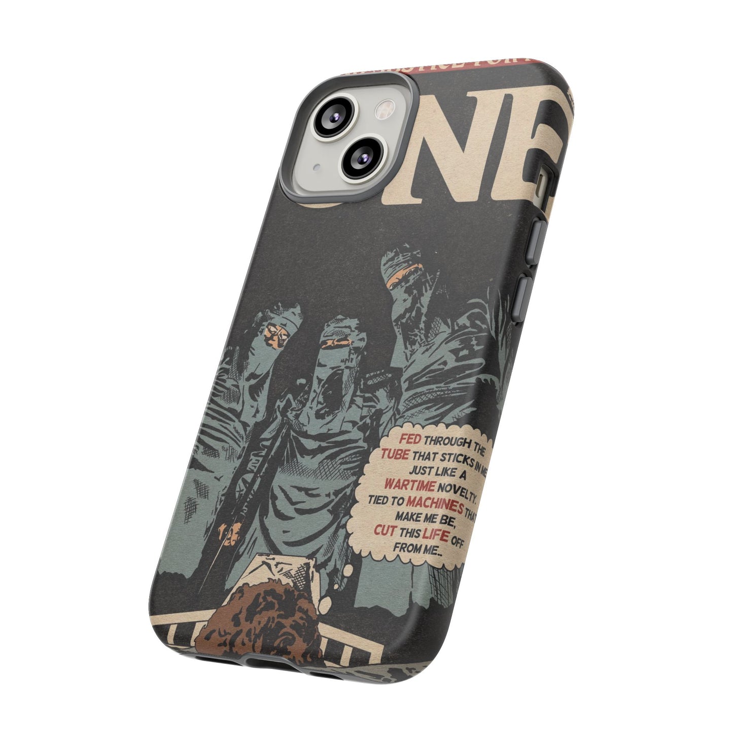 Metallica- One - Johnny Got His Gun Comic Book Art - Tough Phone Cases