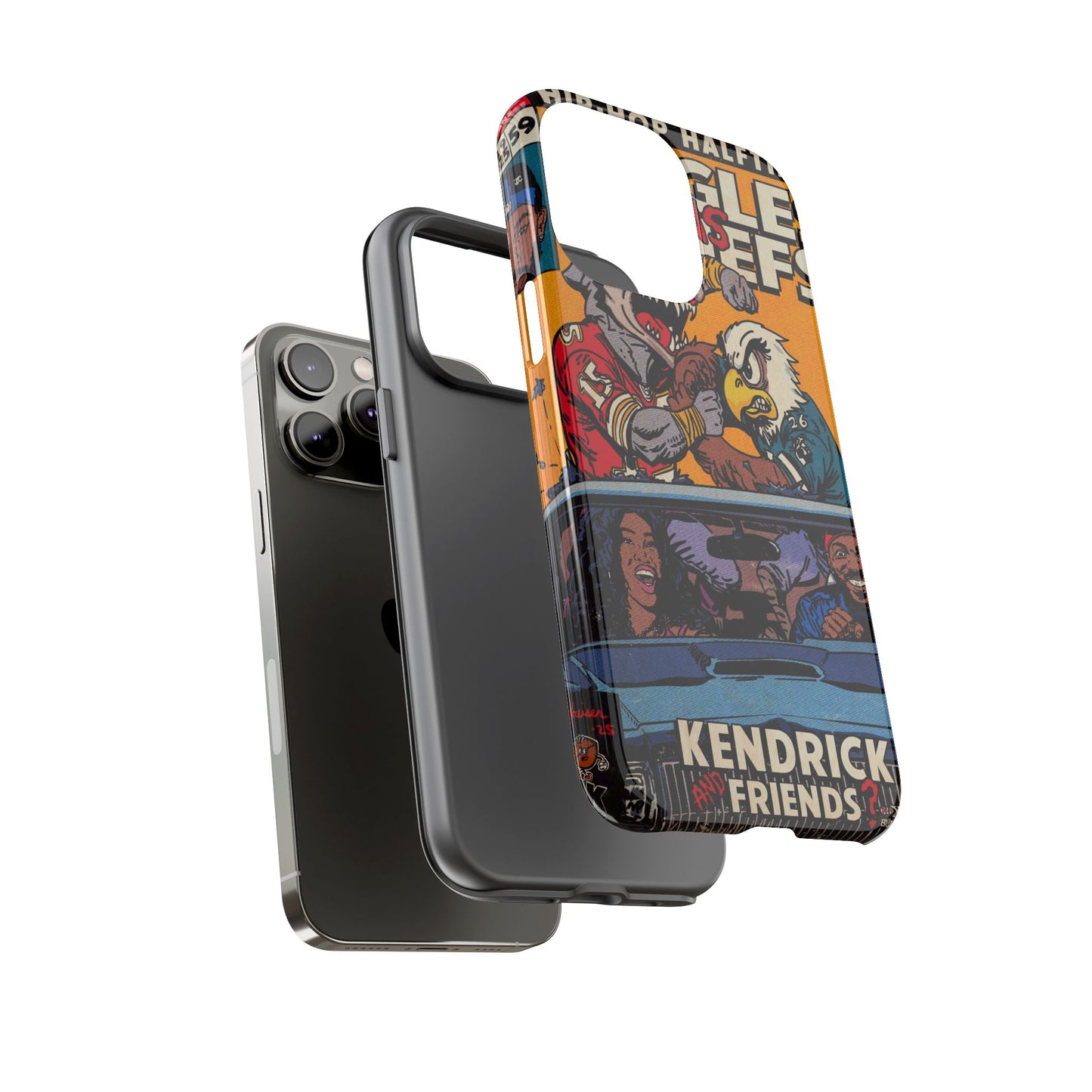 Kendrick & SZA - 2025 Halftime - Eagles vs Chiefs - Tough Phone Cases