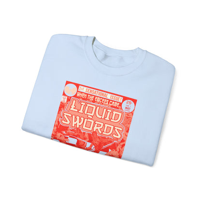 GZA - Liquid Swords - RED VARIANT - Unisex Heavy Blend™ Crewneck Sweatshirt