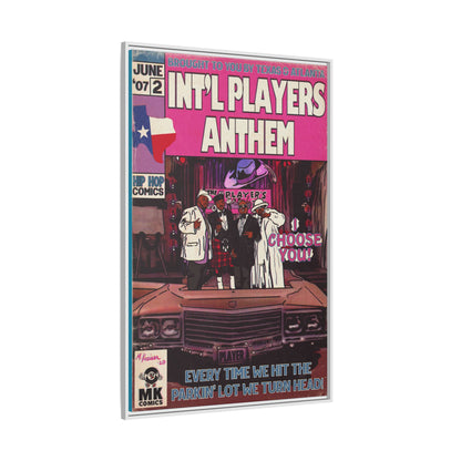 Int’l Players Anthem - Matte Canvas, Framed (Multi-color)