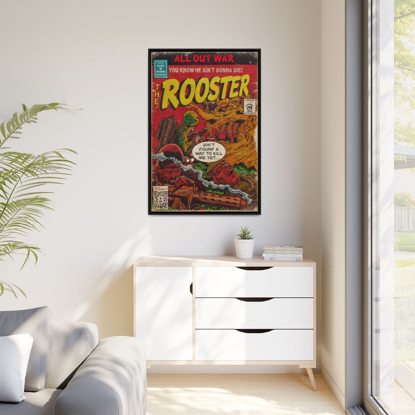Alice In Chains - Rooster - Gallery Canvas Wraps, Vertical Frame