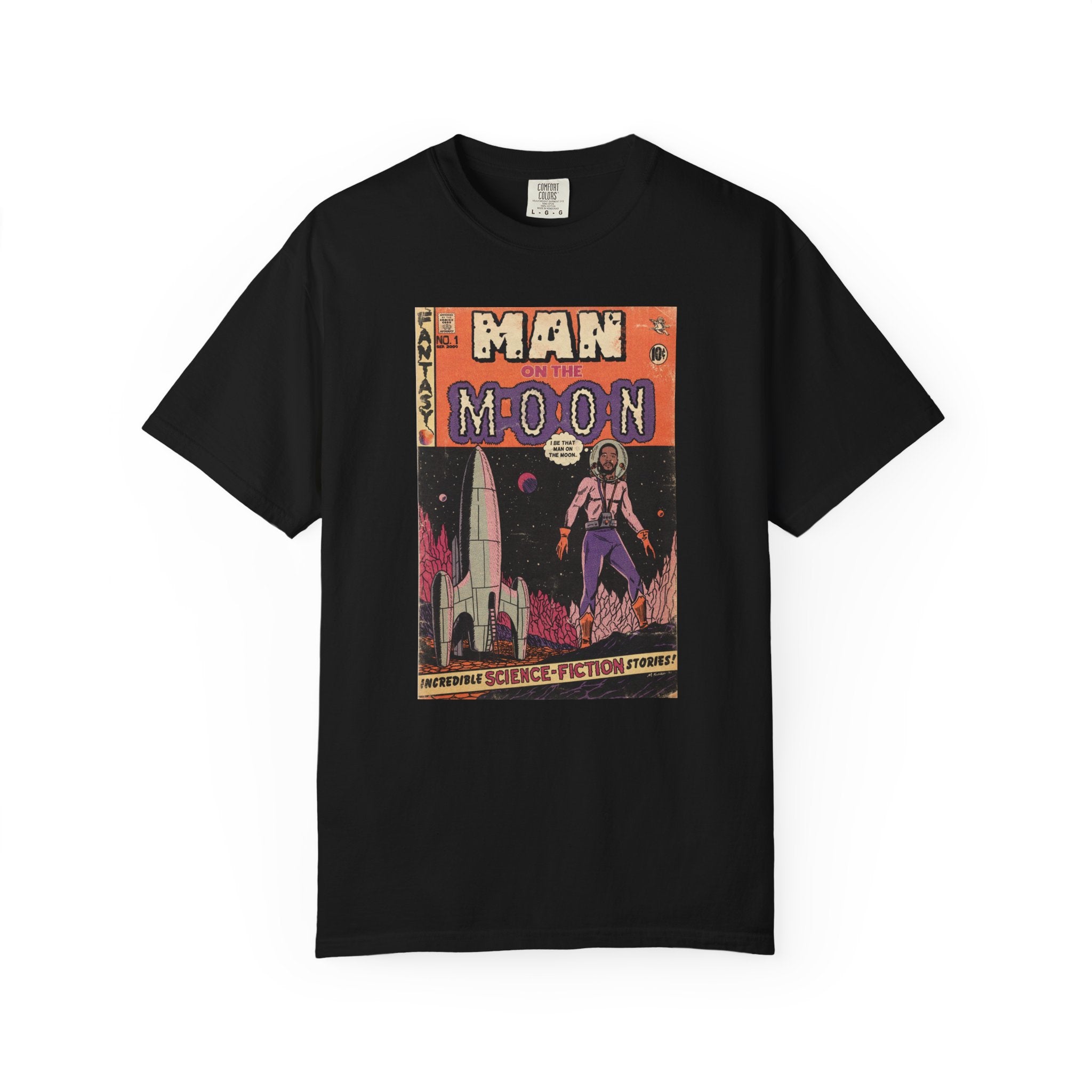 Man on the Moon - Unisex Comfort Colors T-shirt