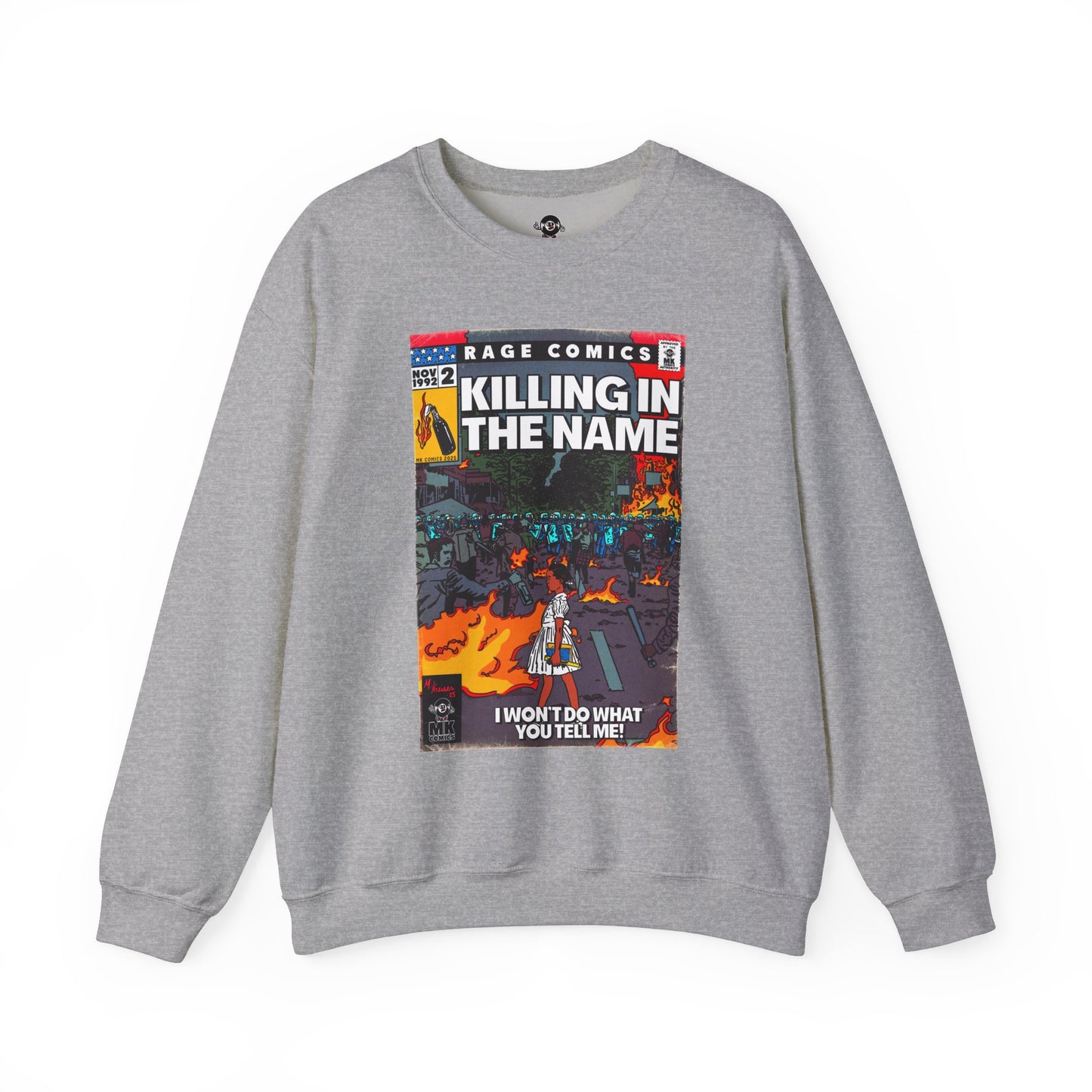 Rage - Killing In the Name - Unisex Heavy Blend™ Crewneck Sweatshirt