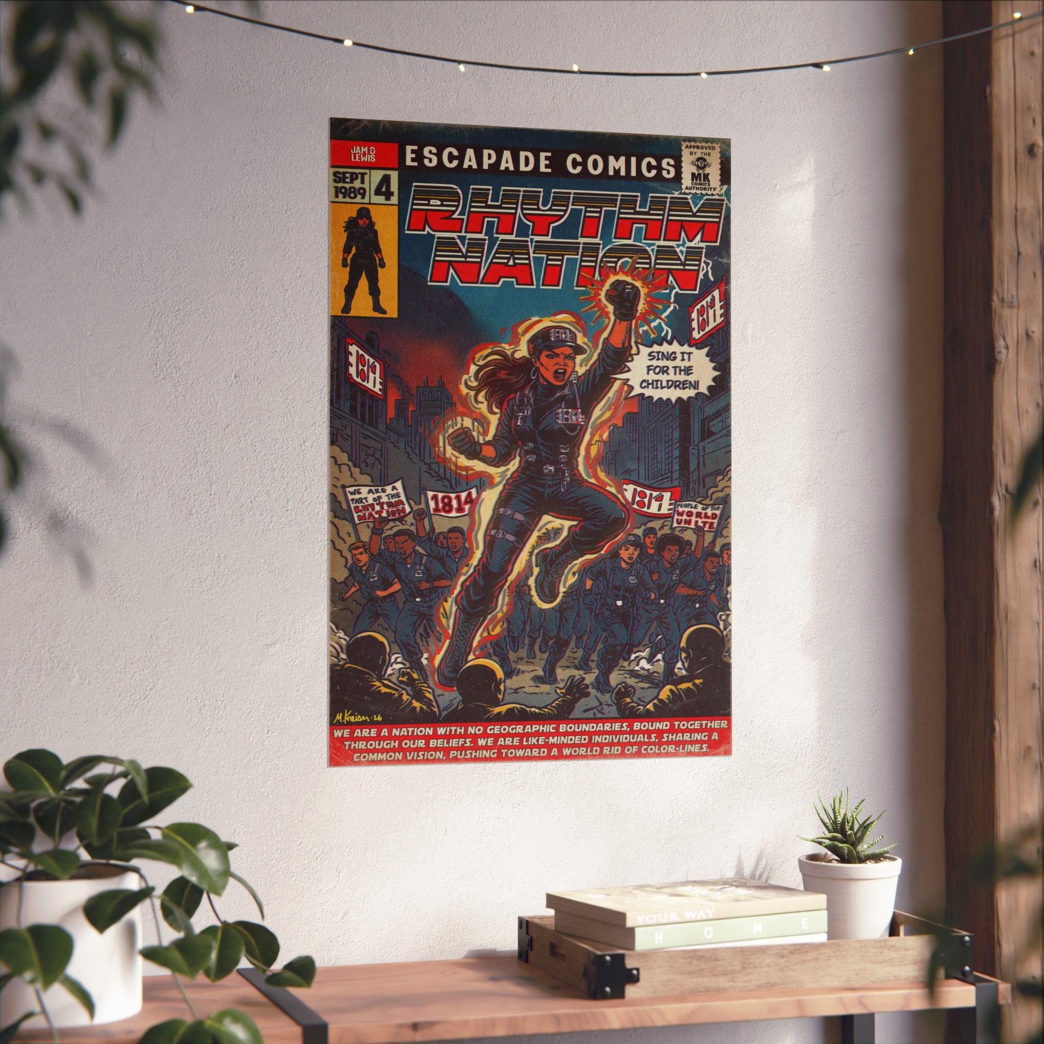 Rhythm Nation - Matte Vertical Posters