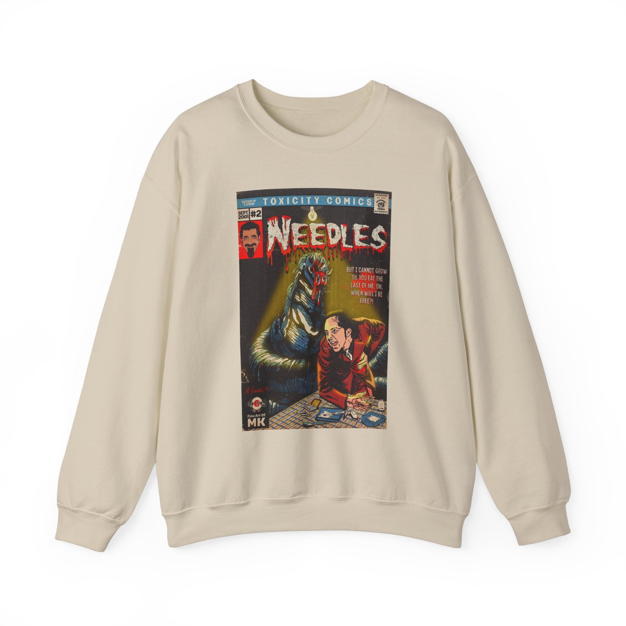Needles - Unisex Heavy Blend™ Crewneck Sweatshirt
