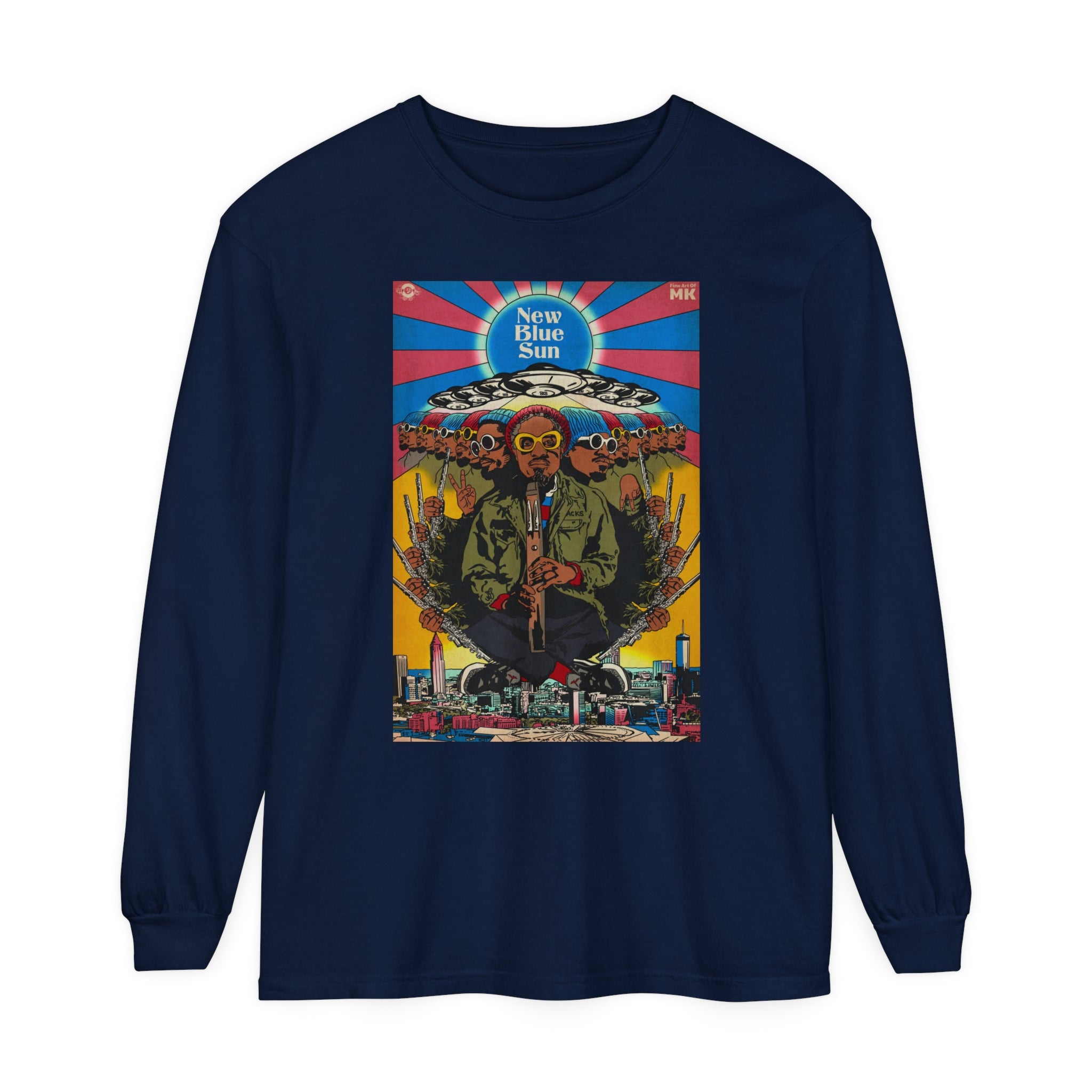 Blue Sun - Unisex Comfort Colors Long Sleeve T-Shirt