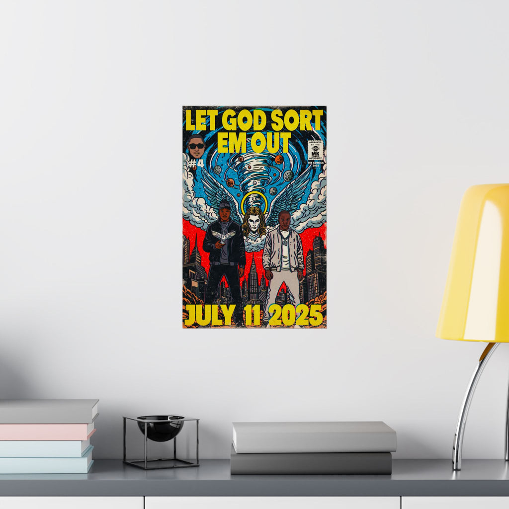 Let God Sort Em Out - Matte Vertical Posters