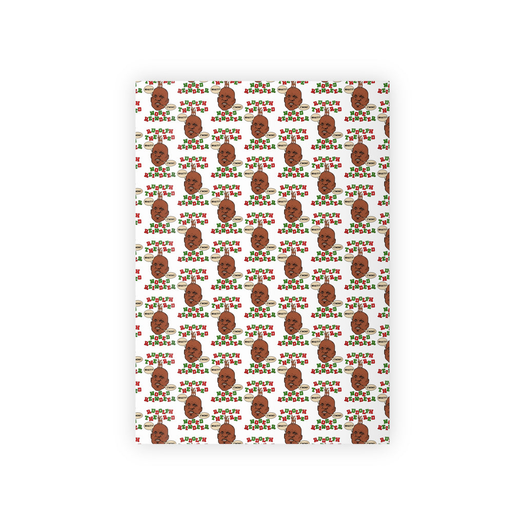 Rudolph - Christmas- Gift Wrapping Paper Rolls, 1pc