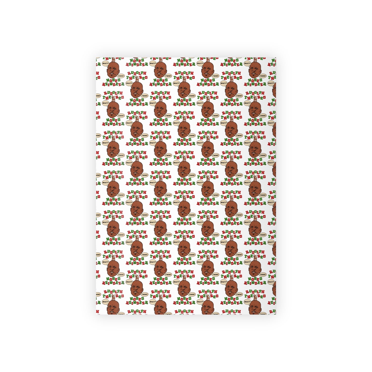 Rudolph - Christmas- Gift Wrapping Paper Rolls, 1pc
