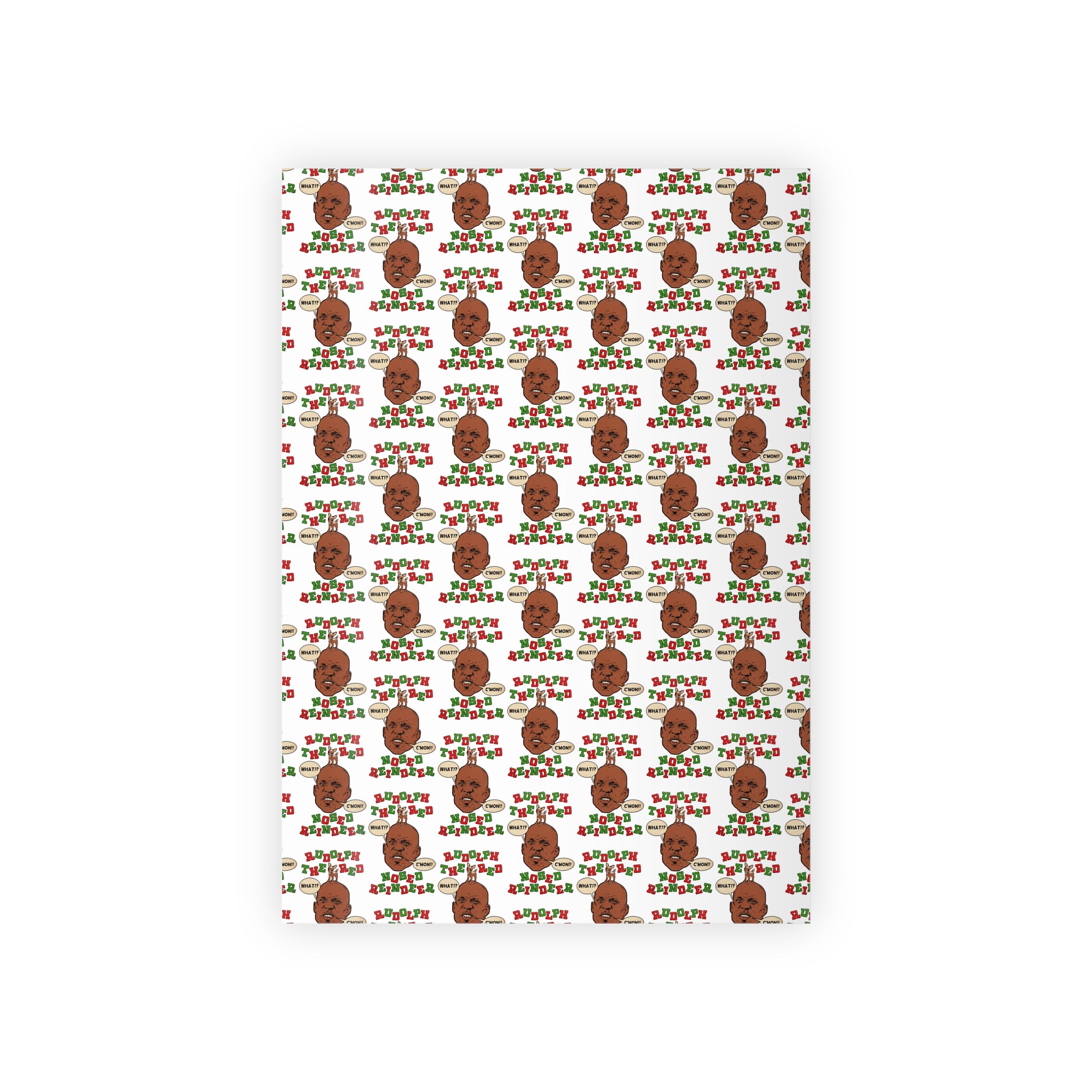 Rudolph - Christmas- Gift Wrapping Paper Rolls, 1pc