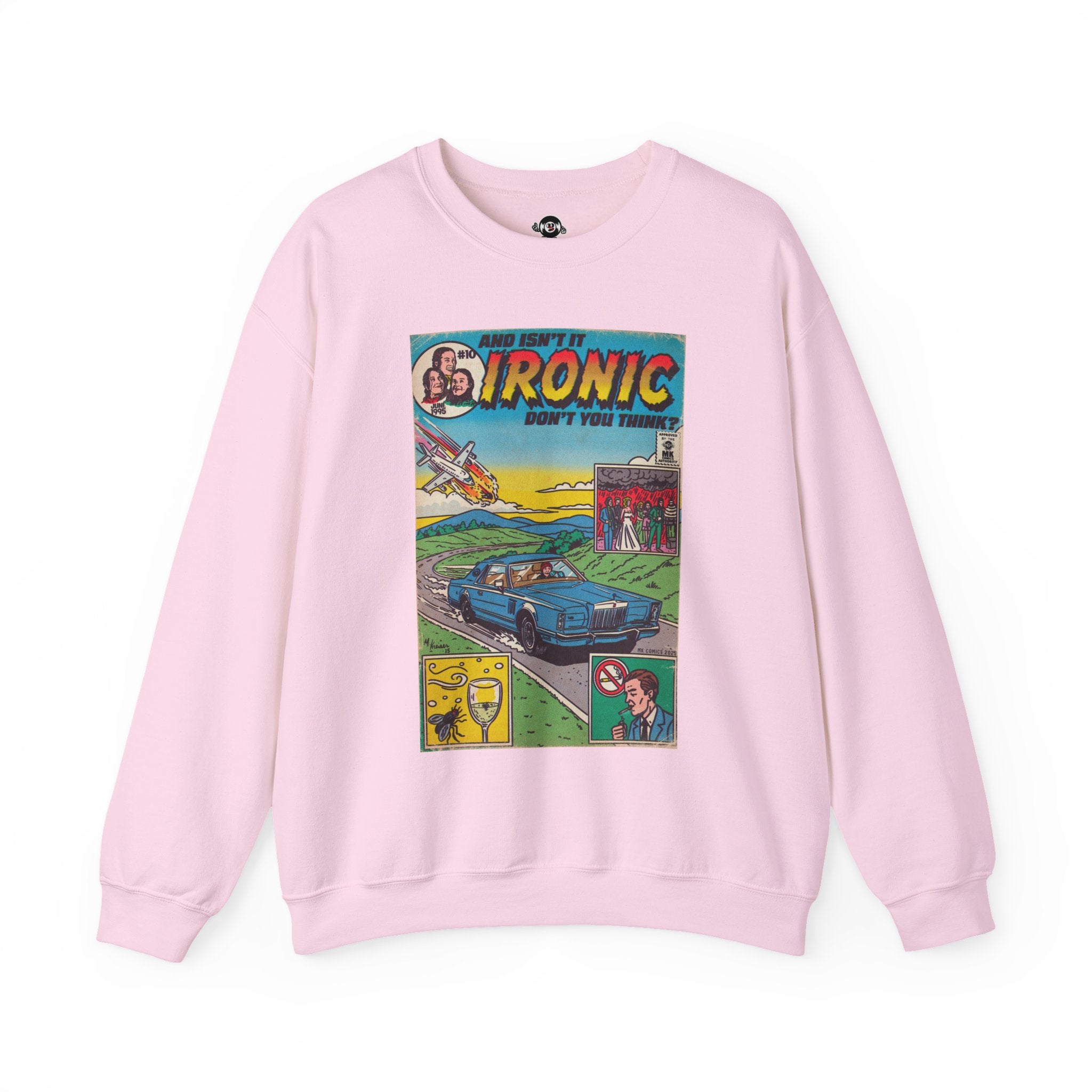 Ironic - Unisex Heavy Blend™ Crewneck Sweatshirt