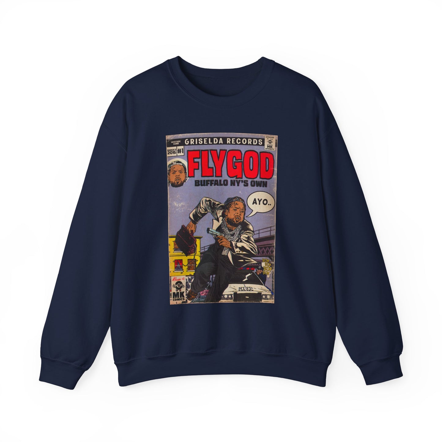 Flygod - Unisex Heavy Blend™ Crewneck Sweatshirt