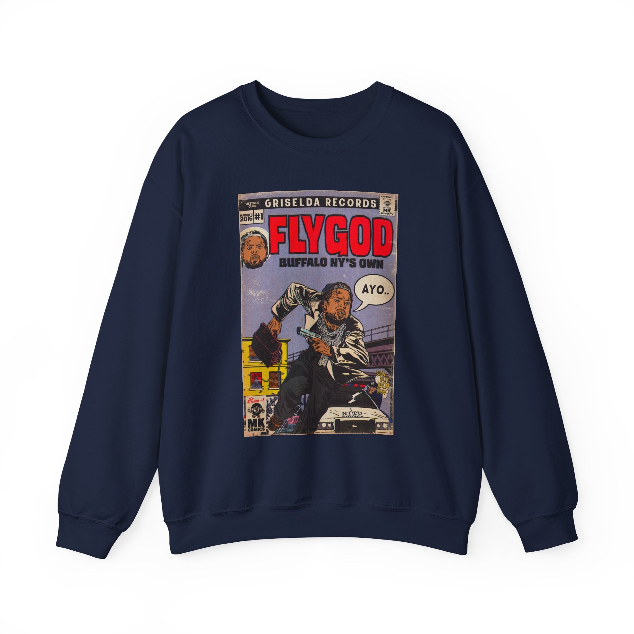 Flygod - Unisex Heavy Blend™ Crewneck Sweatshirt