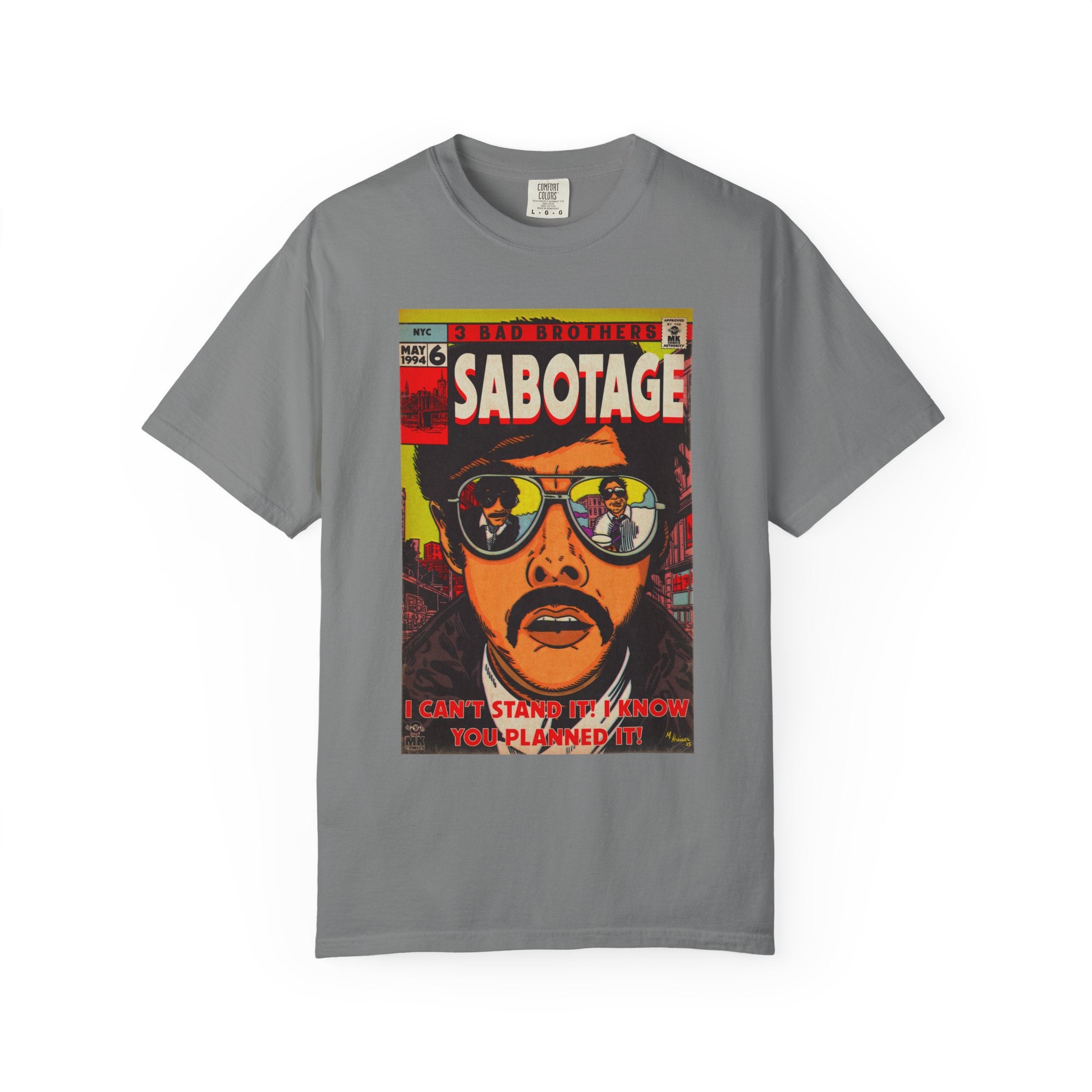 Sabotage - Unisex Comfort Colors Garment-Dyed Heavyweight Short Sleeve Cotton T-shirt