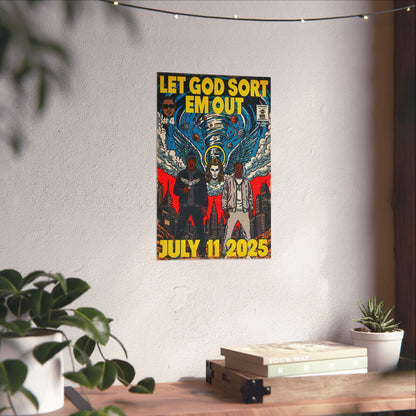 Let God Sort Em Out - Matte Vertical Posters
