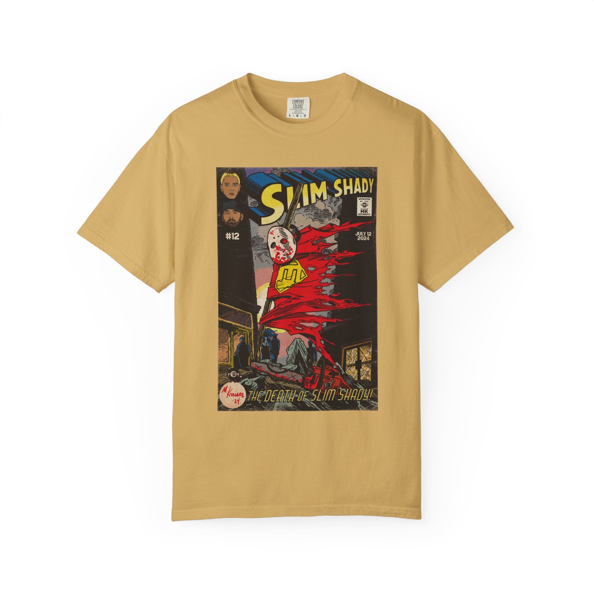 Death of Slim Shady - Unisex Comfort Colors T-shirt