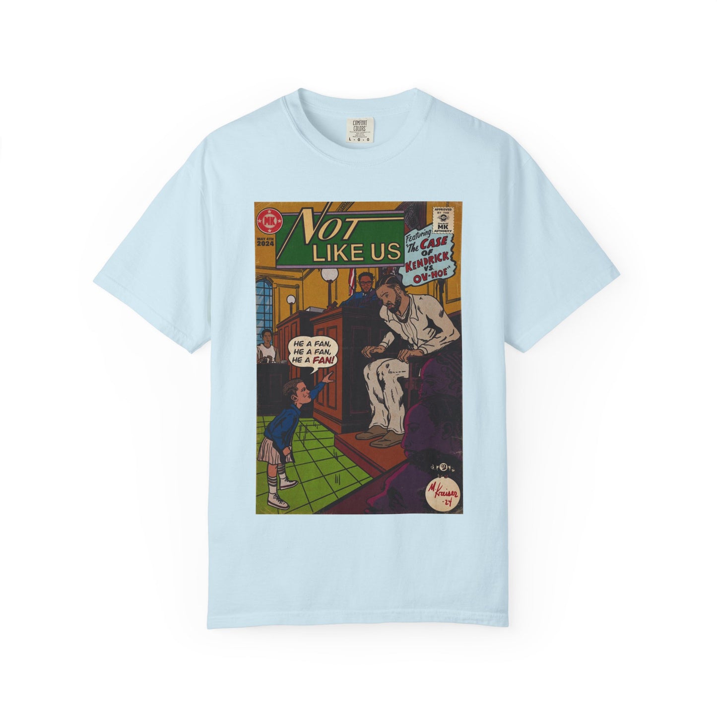 Kendrick Lamar - Not Like Us - Unisex Comfort Colors T-shirt