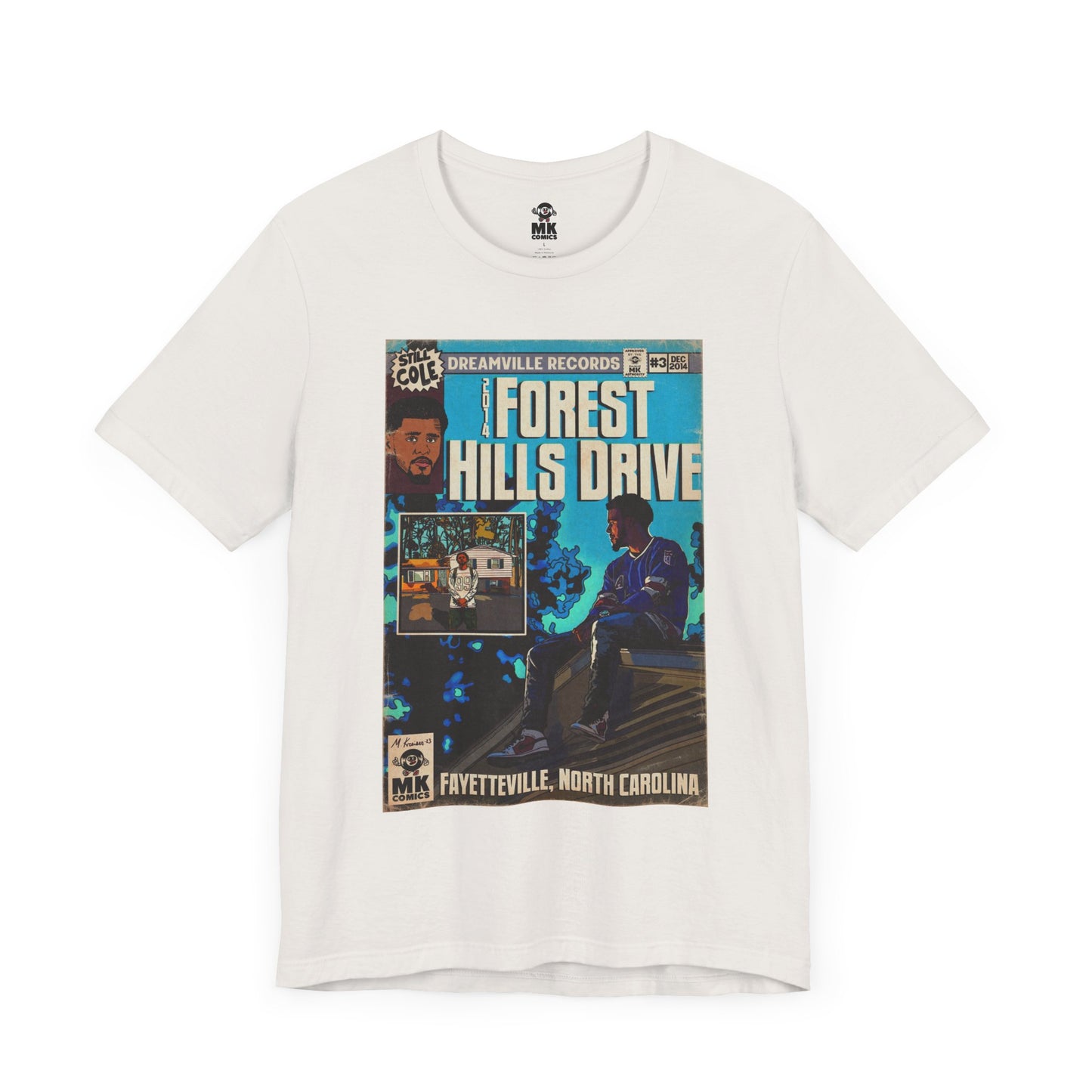 2014 Forest Hills Drive - Comic Book Art -  Unisex Jersey Short Sleeve Tee
