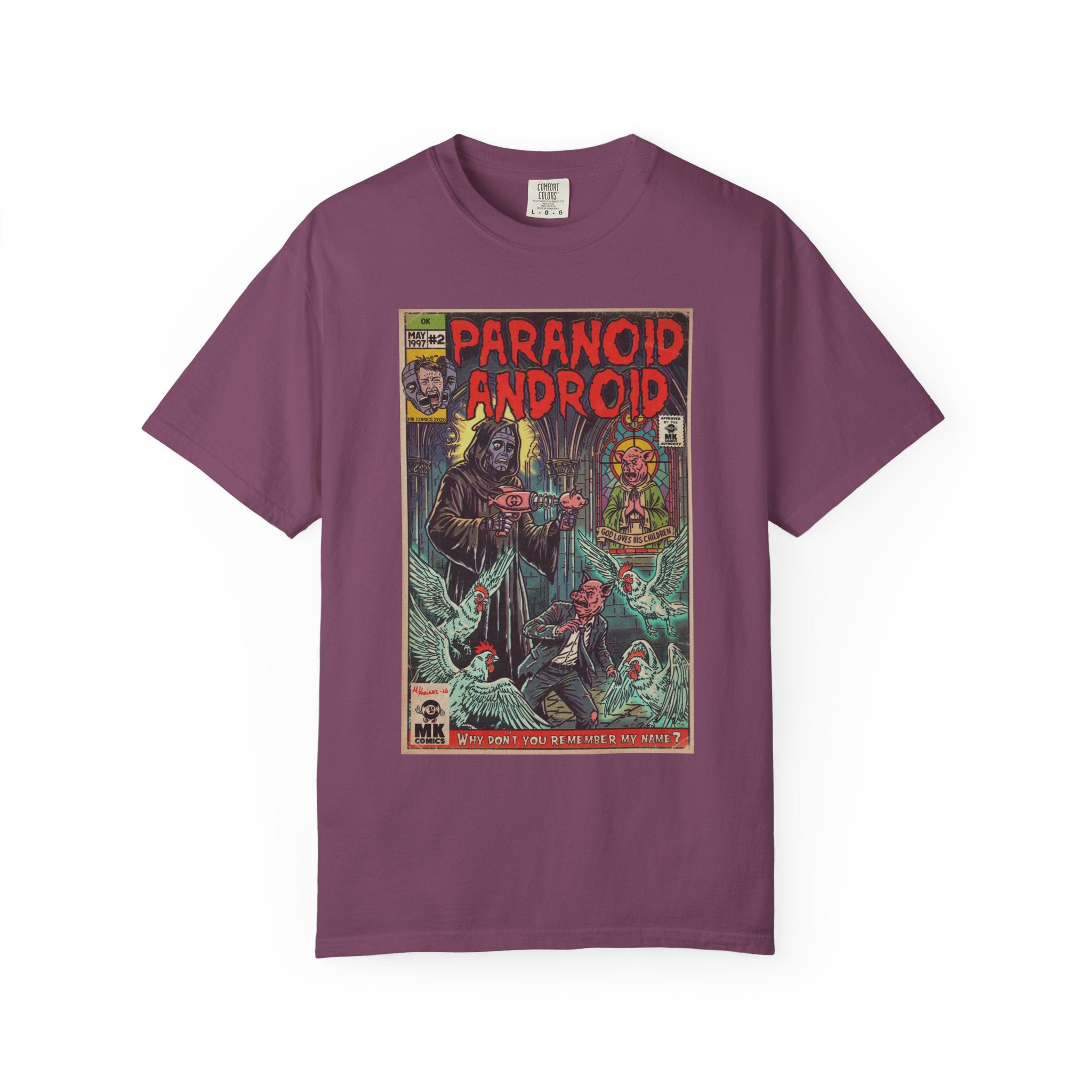 Paranoid Android - Unisex Comfort Colors T-shirt