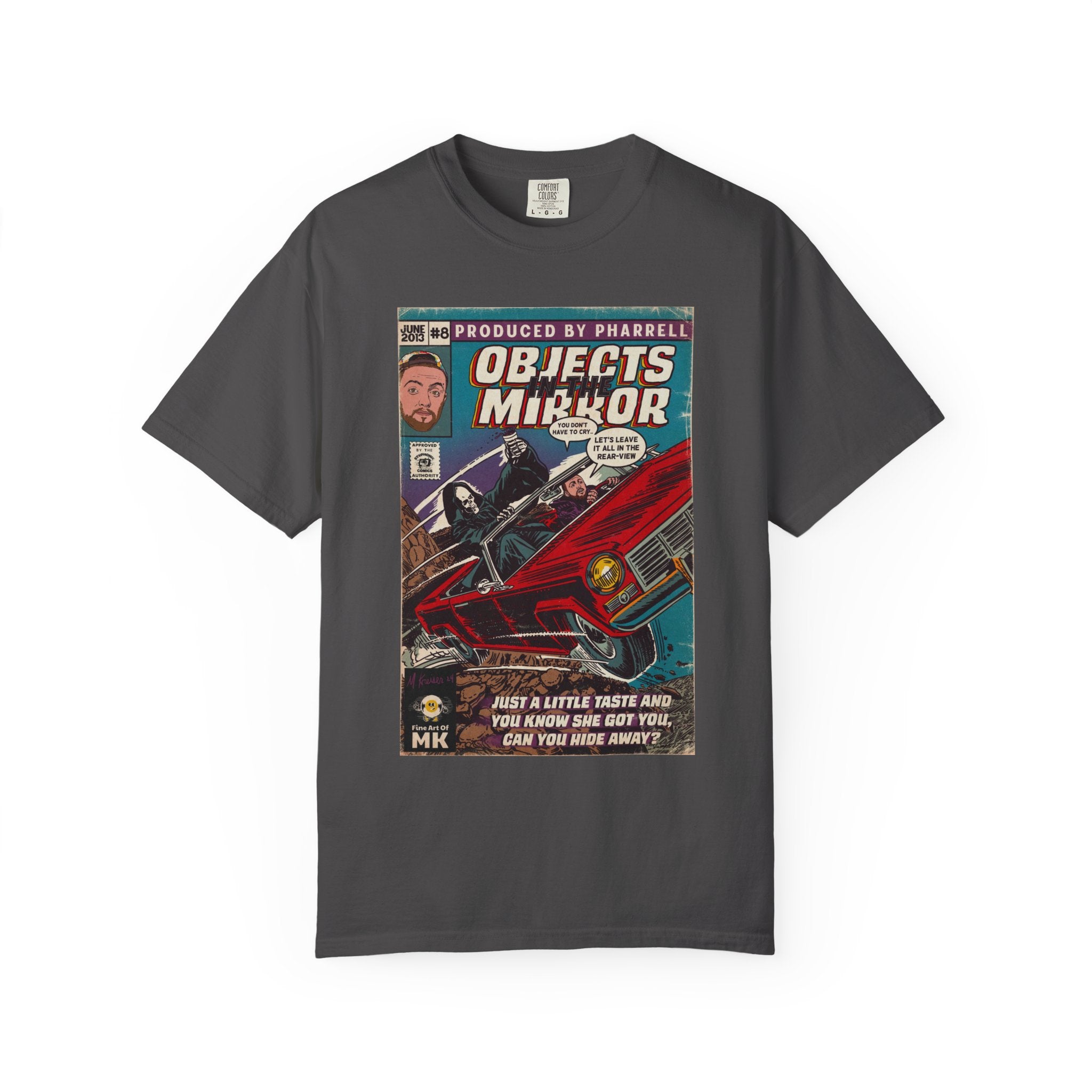 Objects in the Mirror - Unisex Comfort Colors T-shirt