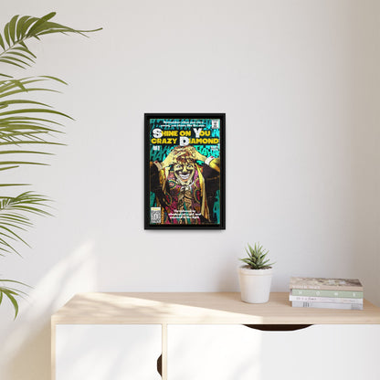 Pink Floyd - Shine on You crazy Diamond -  Gallery Canvas Wraps, Vertical Frame