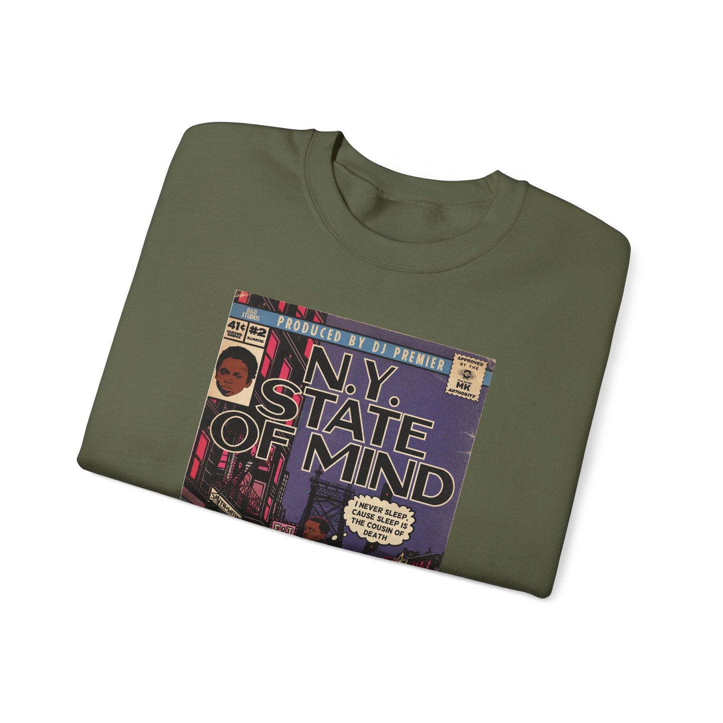 Nas - NY State of Mind - Unisex Heavy Blend™ Crewneck Sweatshirt
