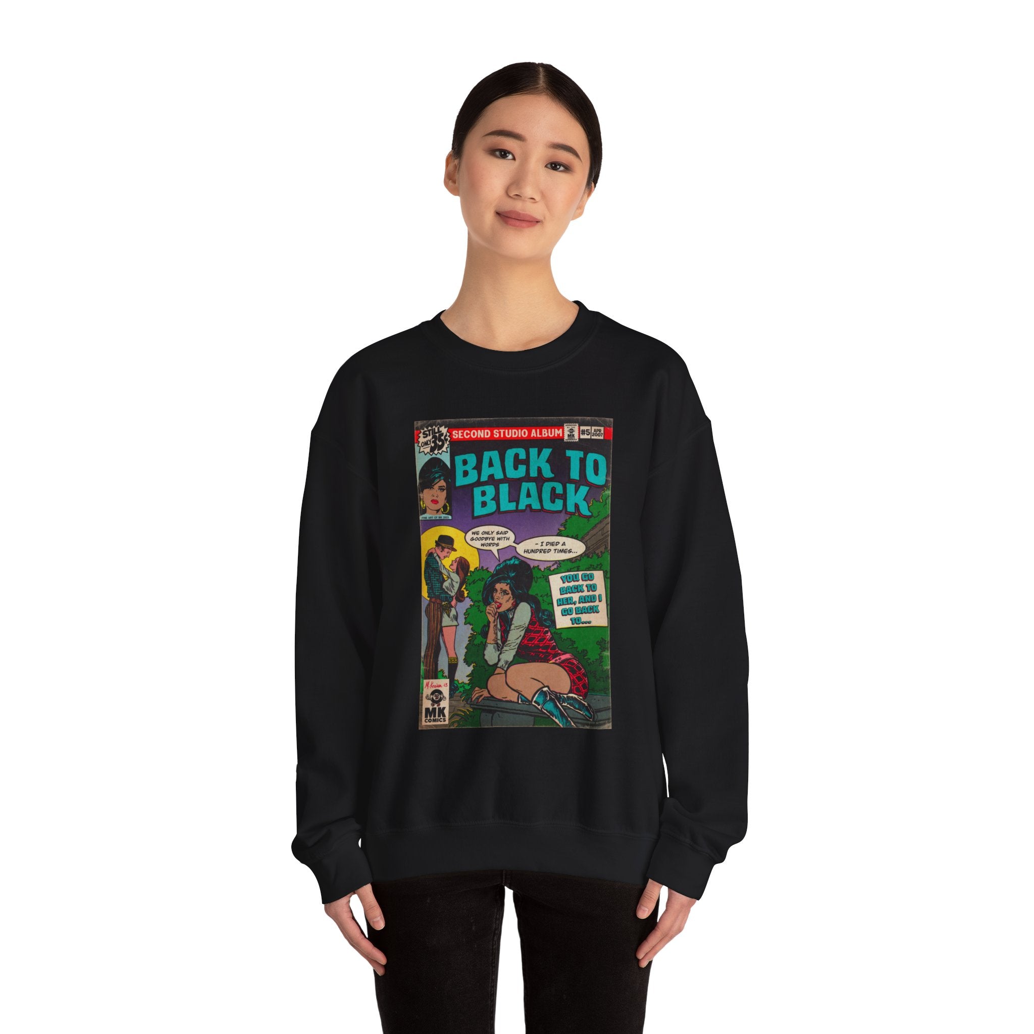 Back to Black - Unisex Heavy Blend™ Crewneck Sweatshirt