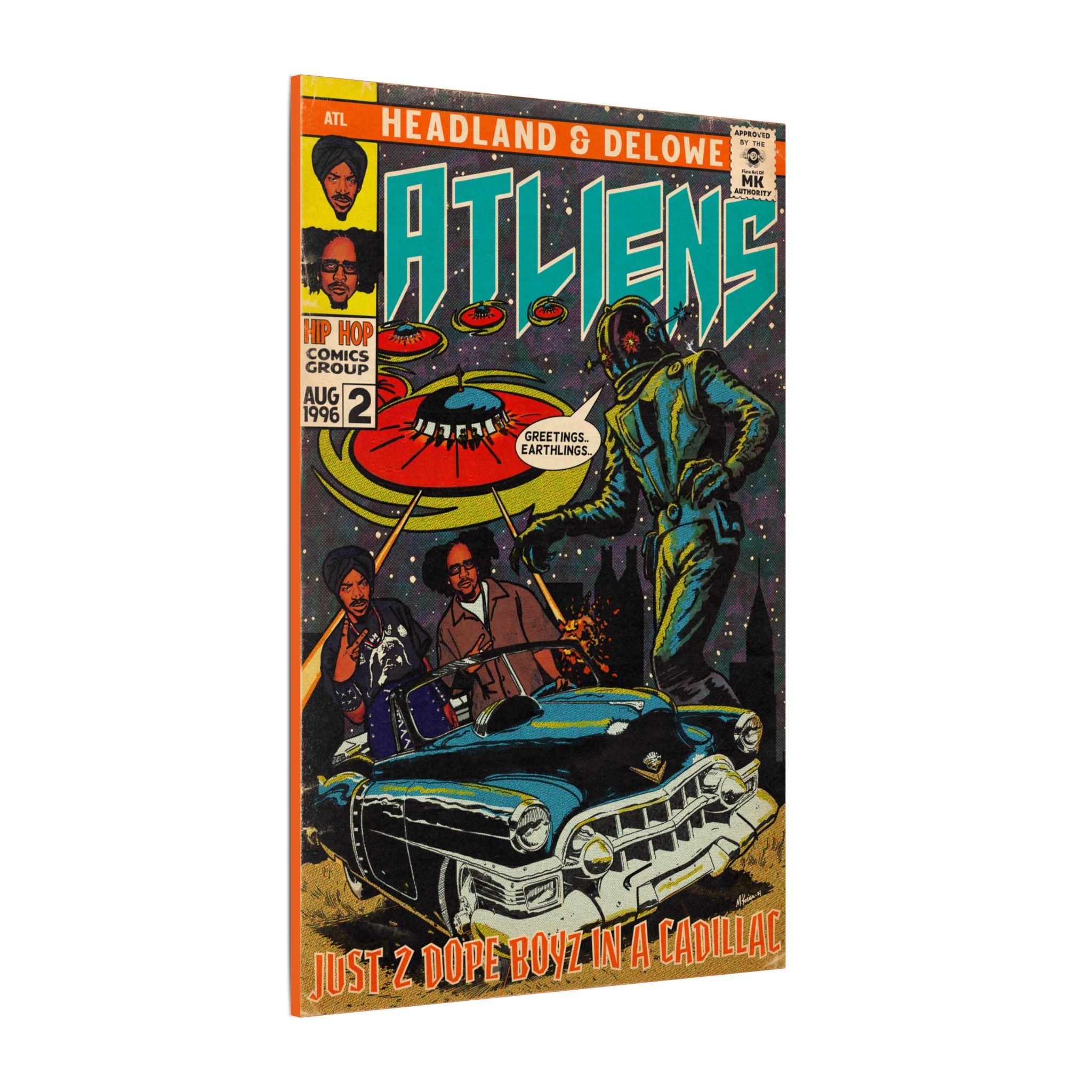 ATLiens - 2 Dope Boyz in a Cadillac - Matte Canvas, Stretched, 0.75" (Multi-Size)