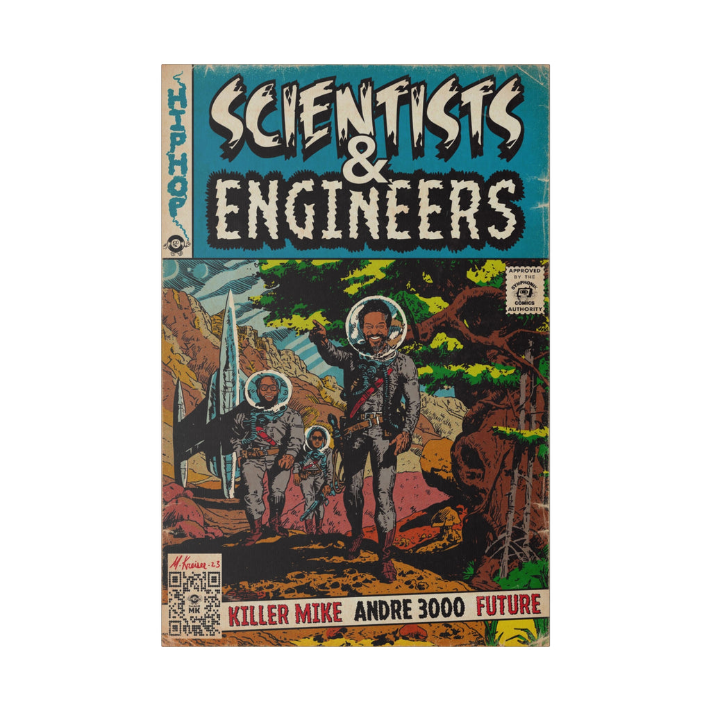 Scientists & Engineers - Matte Canvas, Stretched, 0.75"