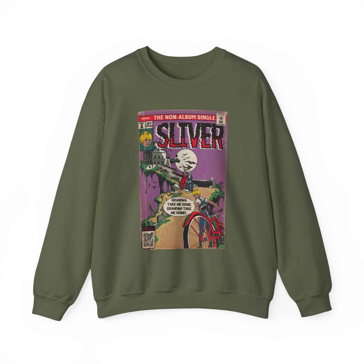 Nirvana - Sliver - Unisex Heavy Blend™ Crewneck Sweatshirt