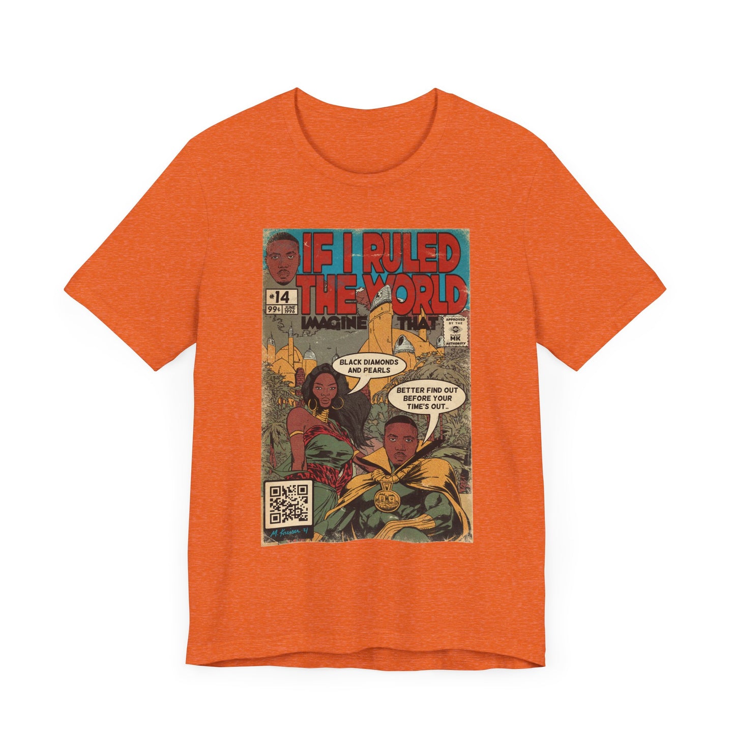 Nas & Lauryn - If I Ruled The World - Unisex Jersey T-Shirt