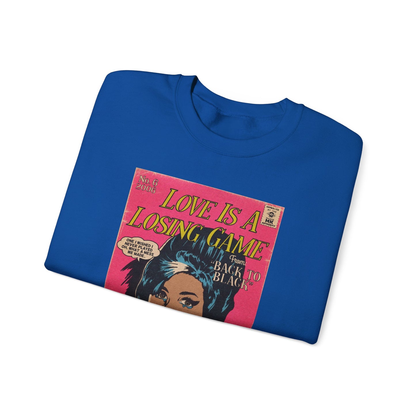 Amy Winehouse - Love Is A Losing Game - Unisex Heavy Blend™ Crewneck Sweatshirt