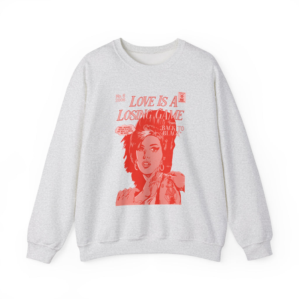 Love is a Losing Game - RED VARIANT - Unisex Heavy Blend™ Crewneck Sweatshirt