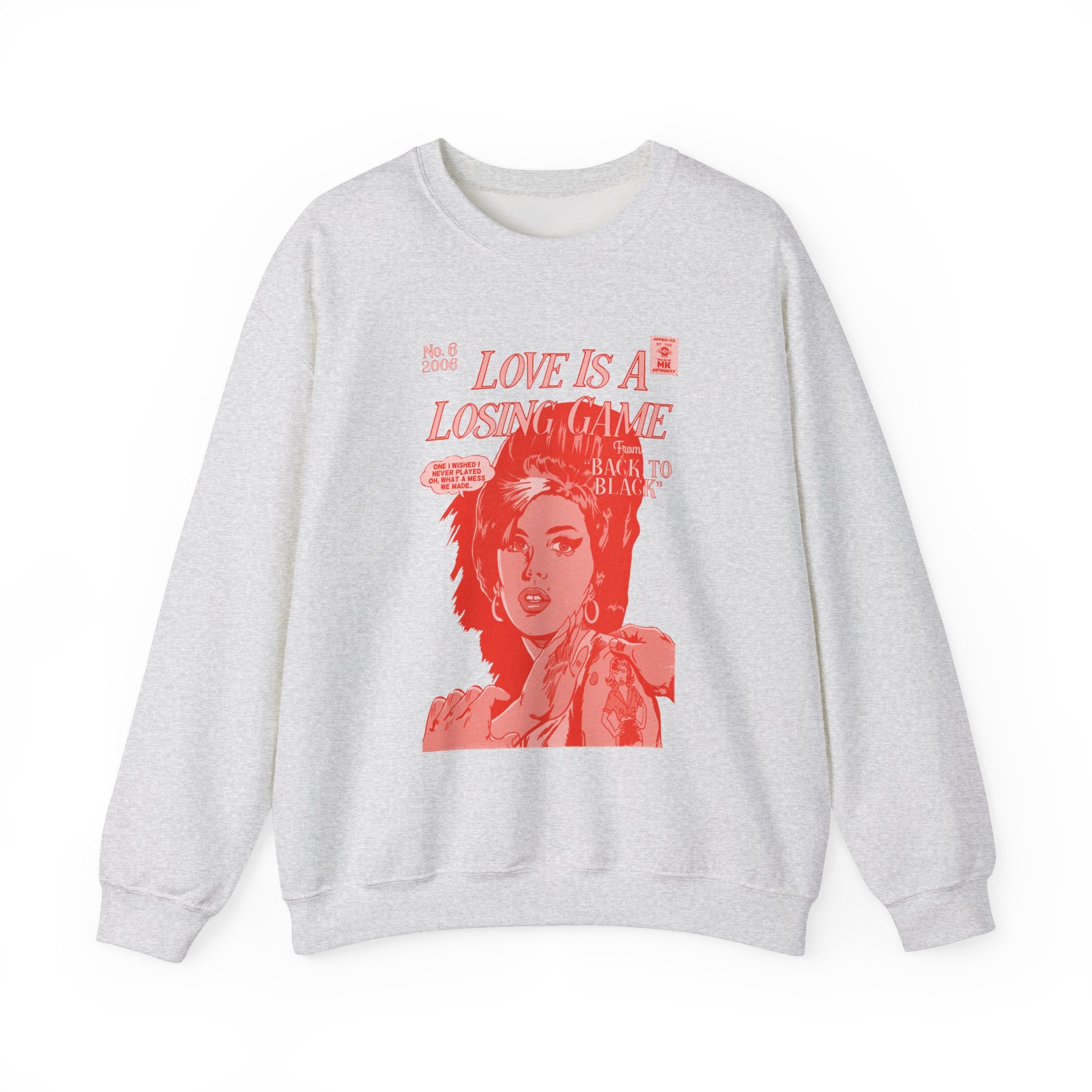 Love is a Losing Game - RED VARIANT - Unisex Heavy Blend™ Crewneck Sweatshirt