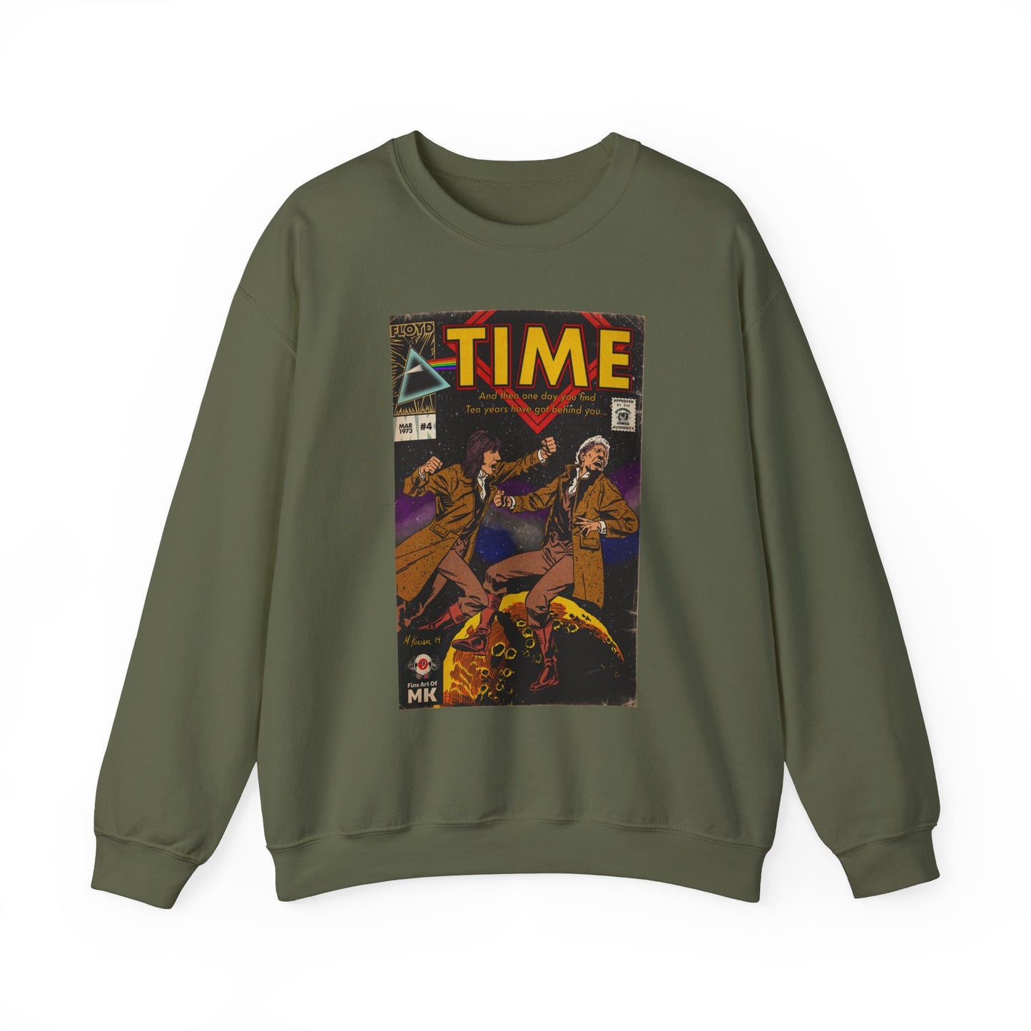 Pink Floyd- Time - Unisex Heavy Blend™ Crewneck Sweatshirt