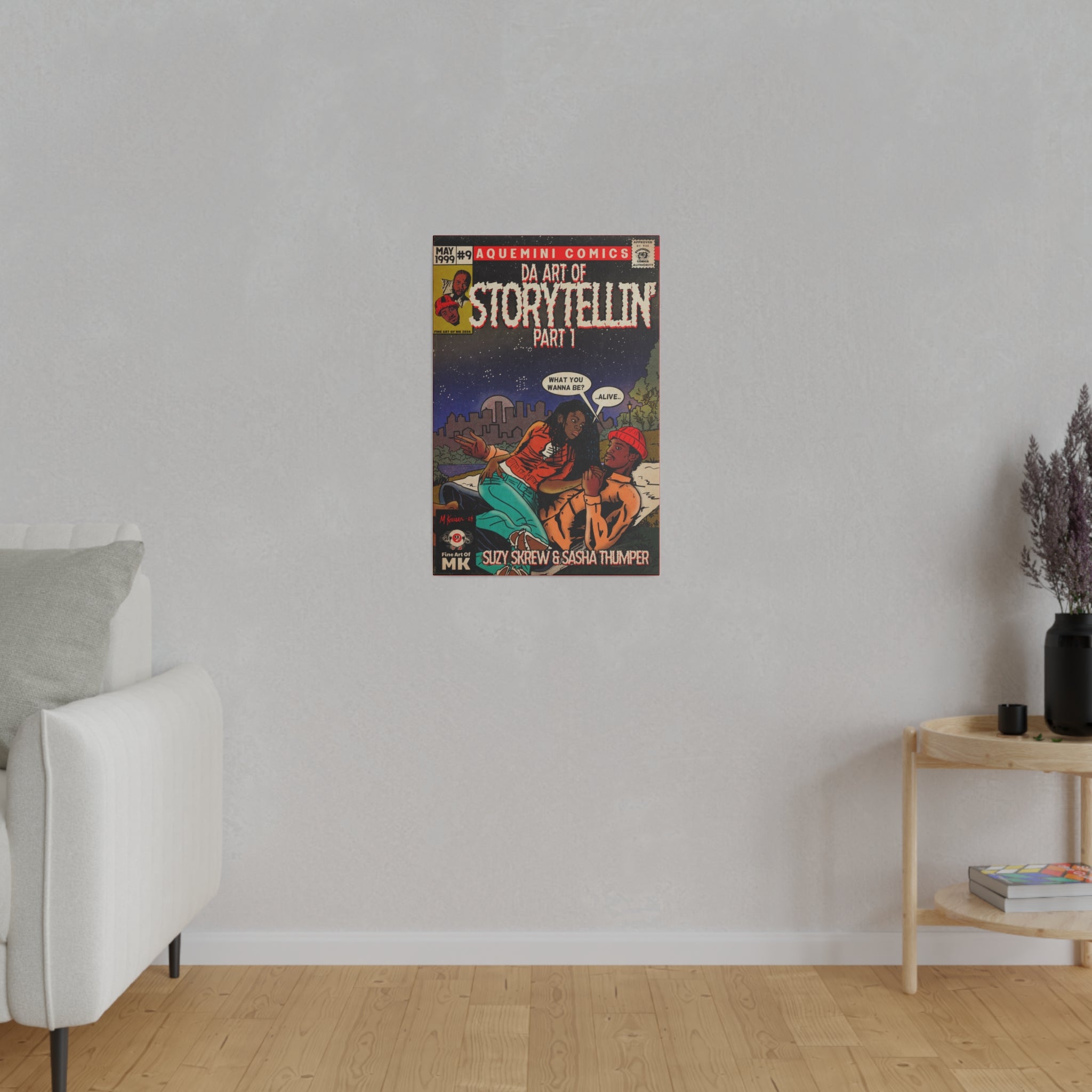 Da Art of Storytellin’ Part 1 - Matte Canvas, Stretched, 0.75"