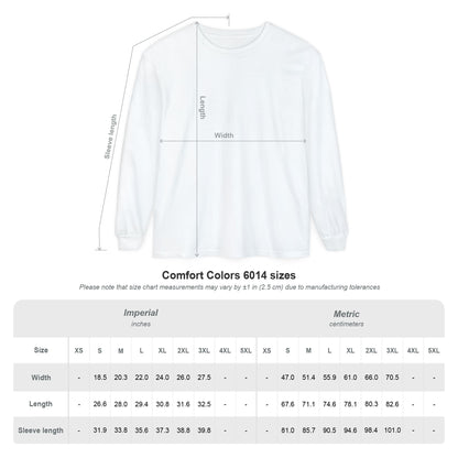 Wonderful Christmastime - Unisex Comfort Colors Long Sleeve T-Shirt