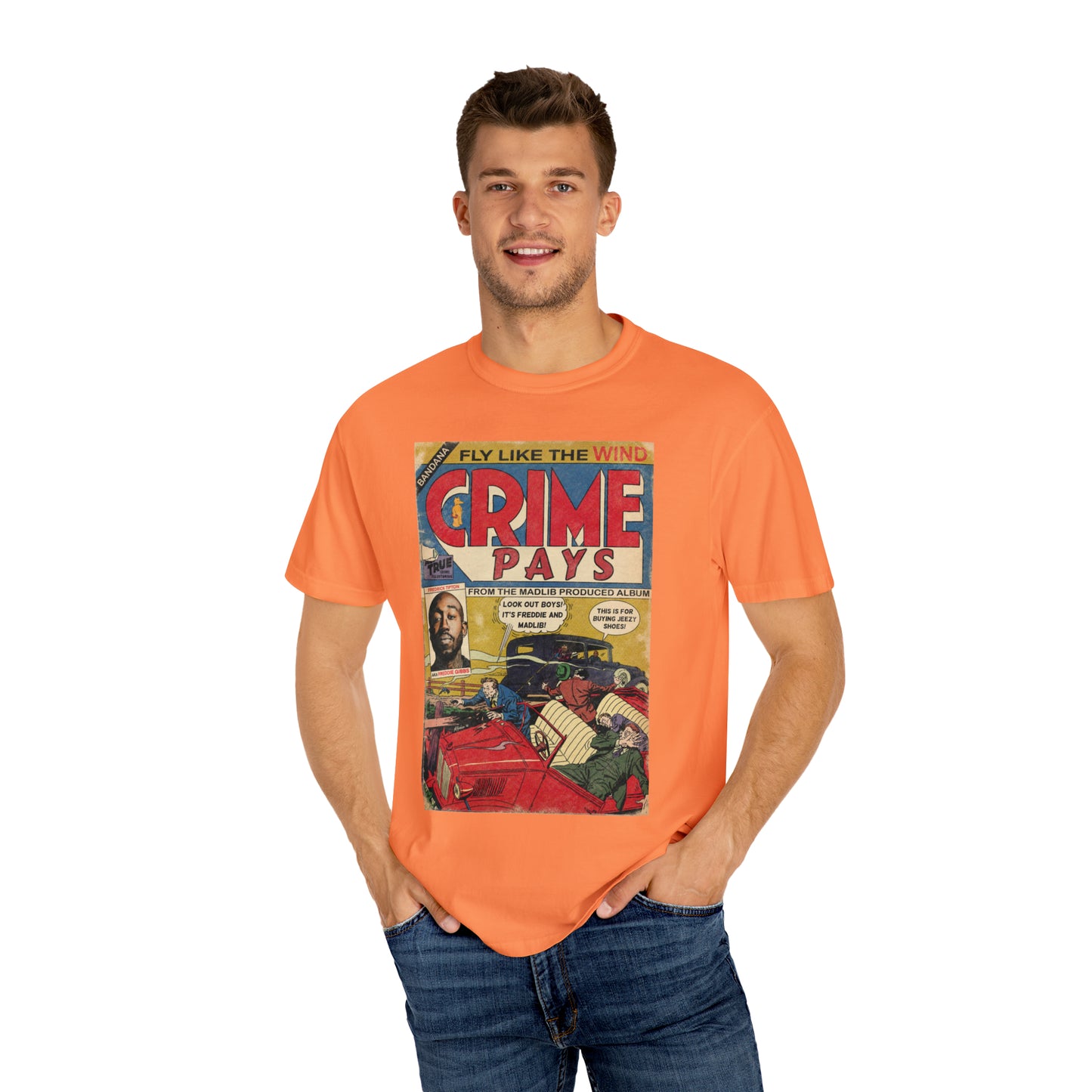 Freddie Gibbs & Madlib - Crime Pays - Unisex Comfort Colors T-shirt