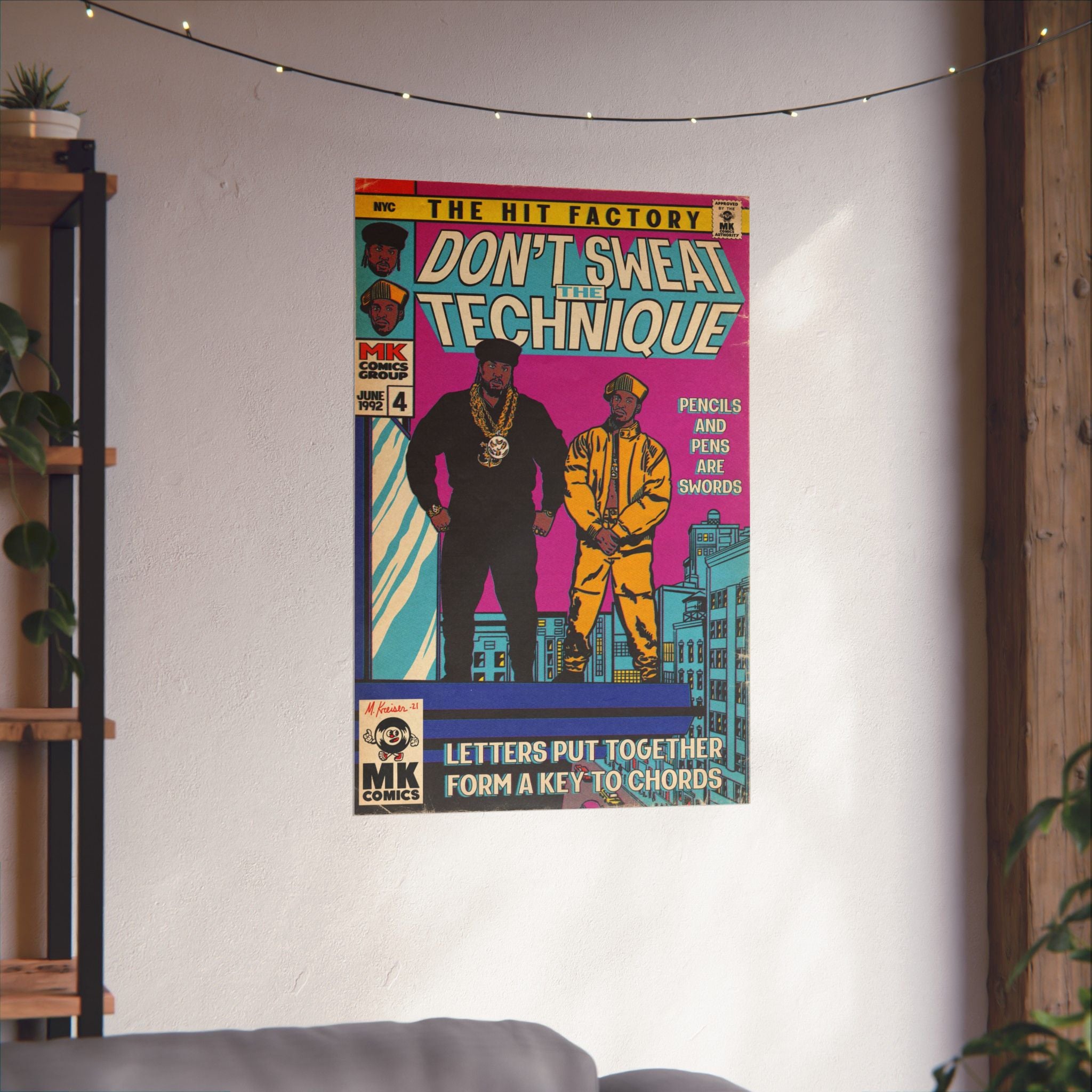 Don't Sweat the Technique - Matte Vertical Posters