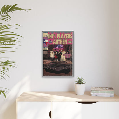 Int’l Players Anthem - Matte Canvas, Framed (Multi-color)