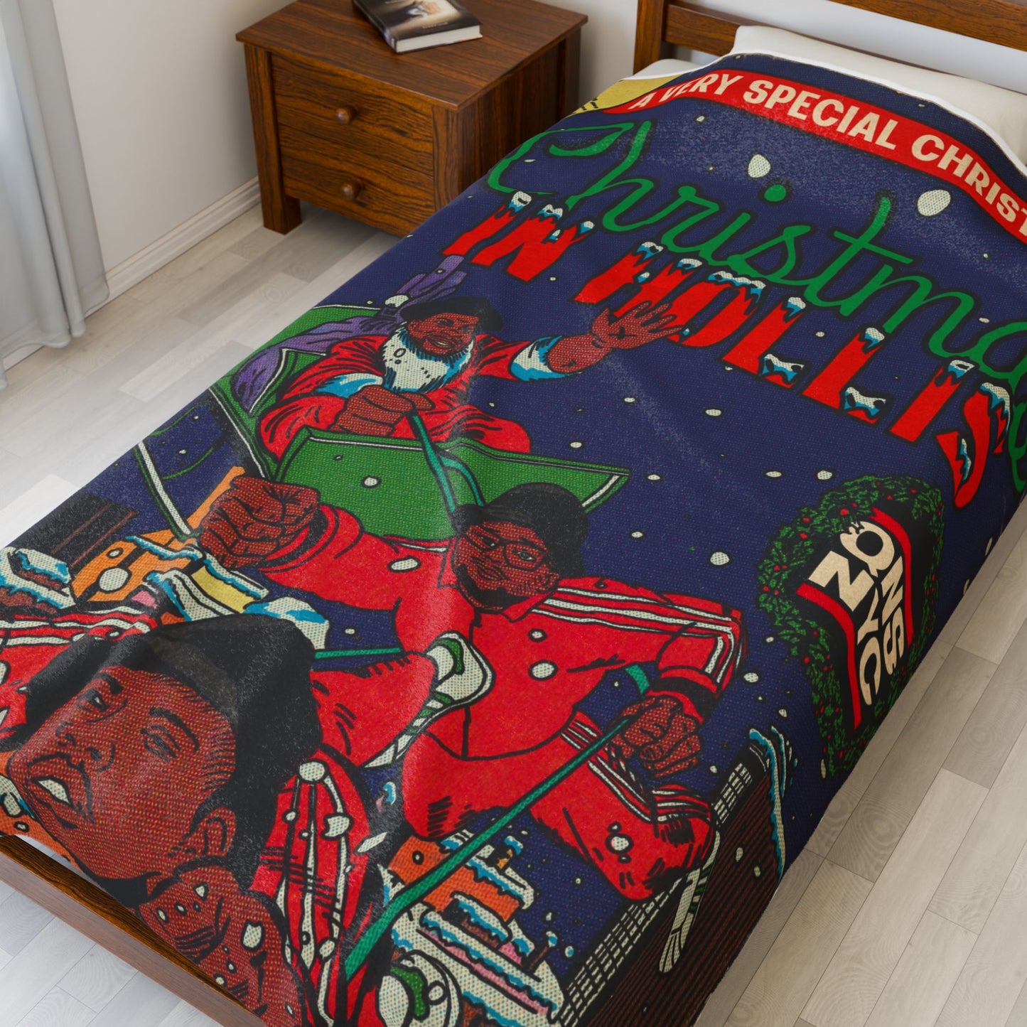 Christmas in Hollis - Velveteen Plush Blanket