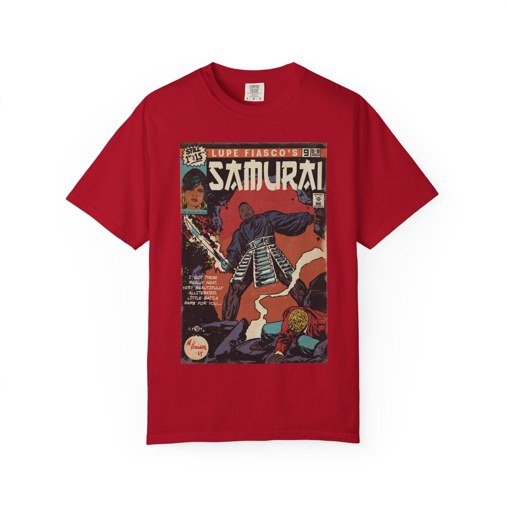 Samurai - Unisex Comfort Colors T-shirt