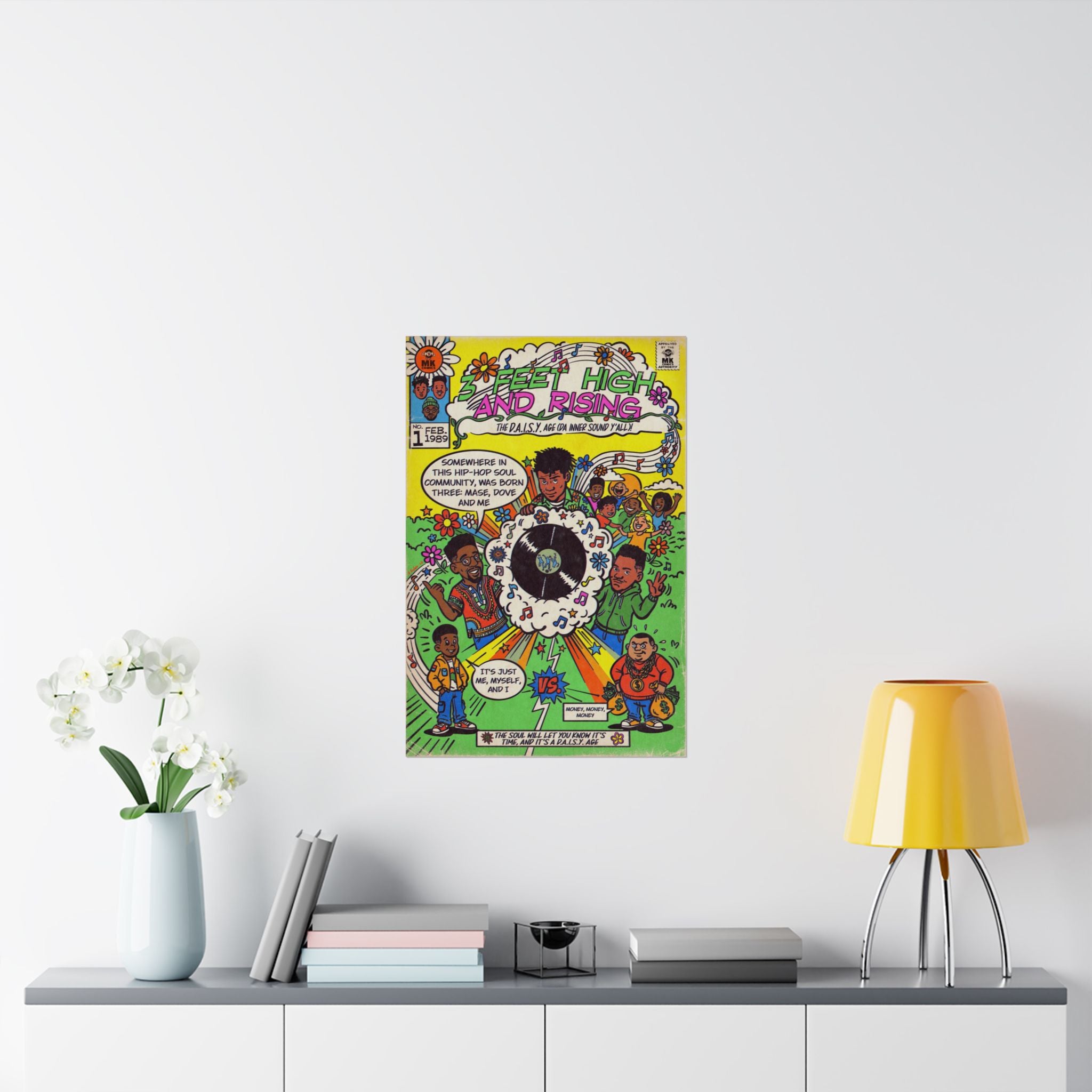 3 Feet High & Rising - Matte Vertical Posters