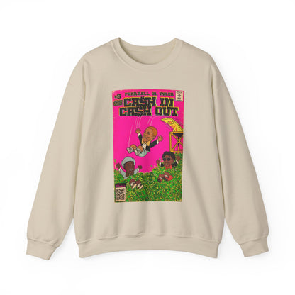 Pharrell, 21 Savage & Tyler - Cash In Cash Out - Unisex Heavy Blend™ Crewneck Sweatshirt