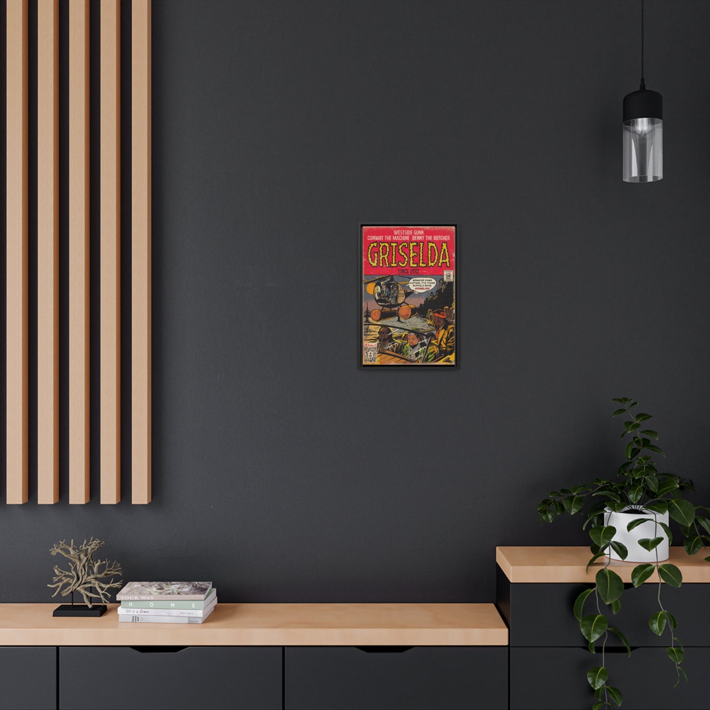 Griselda - Comic Book Art - Gallery Canvas Wraps, Vertical Frame