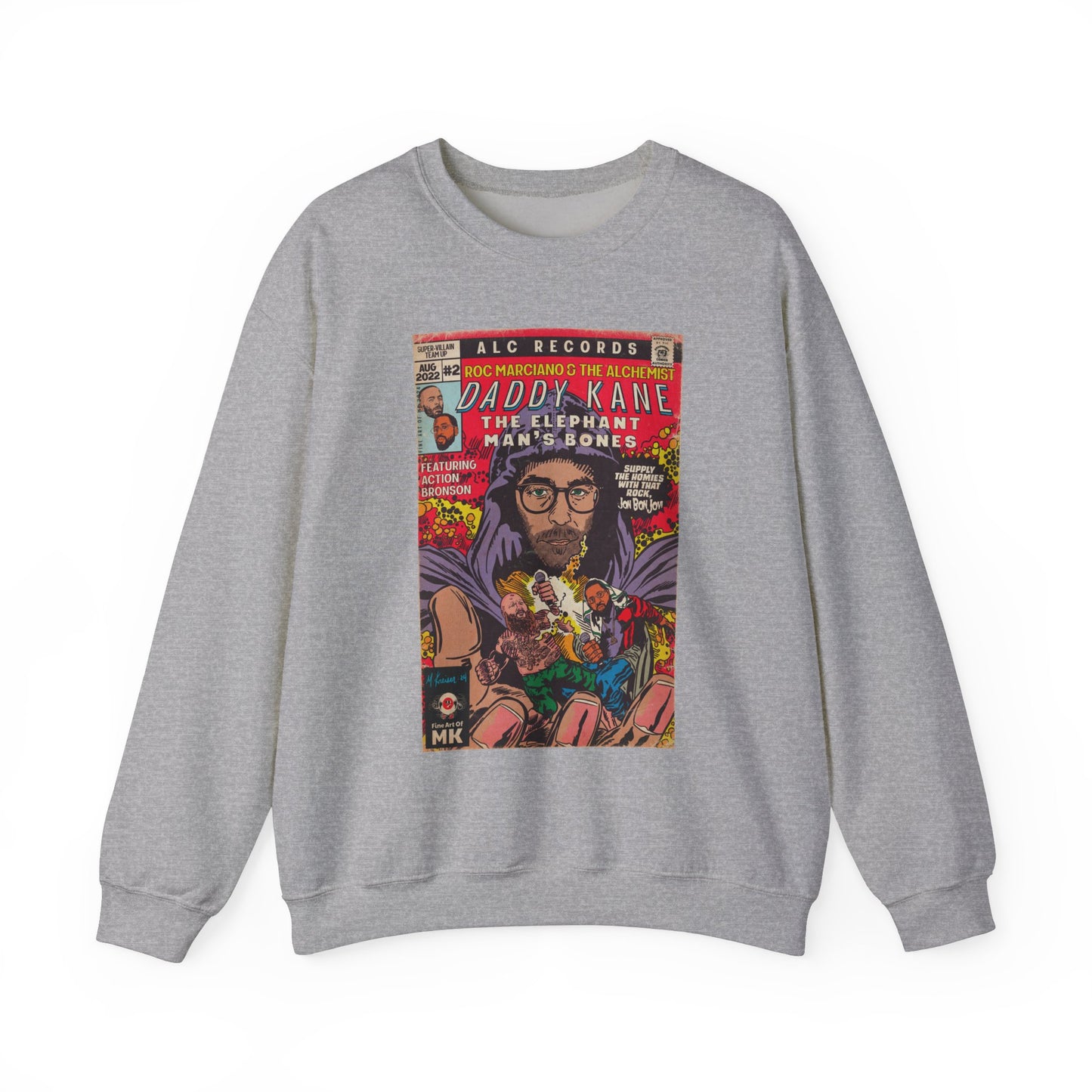 Roc Marciano, Alchemist, Action Bronson - Daddy Kane - Unisex Heavy Blend™ Crewneck Sweatshirt