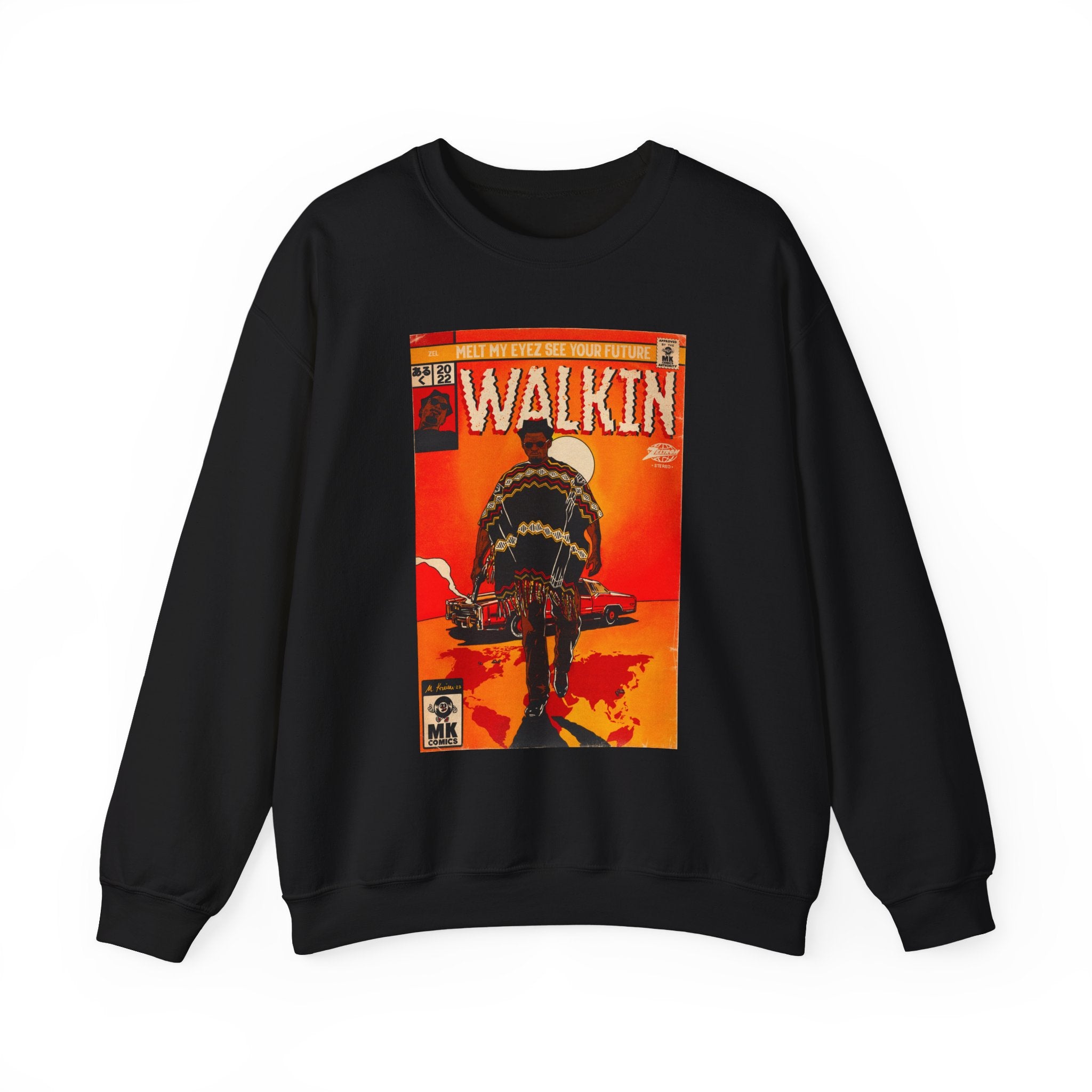 Walkin - Unisex Heavy Blend™ Crewneck Sweatshirt