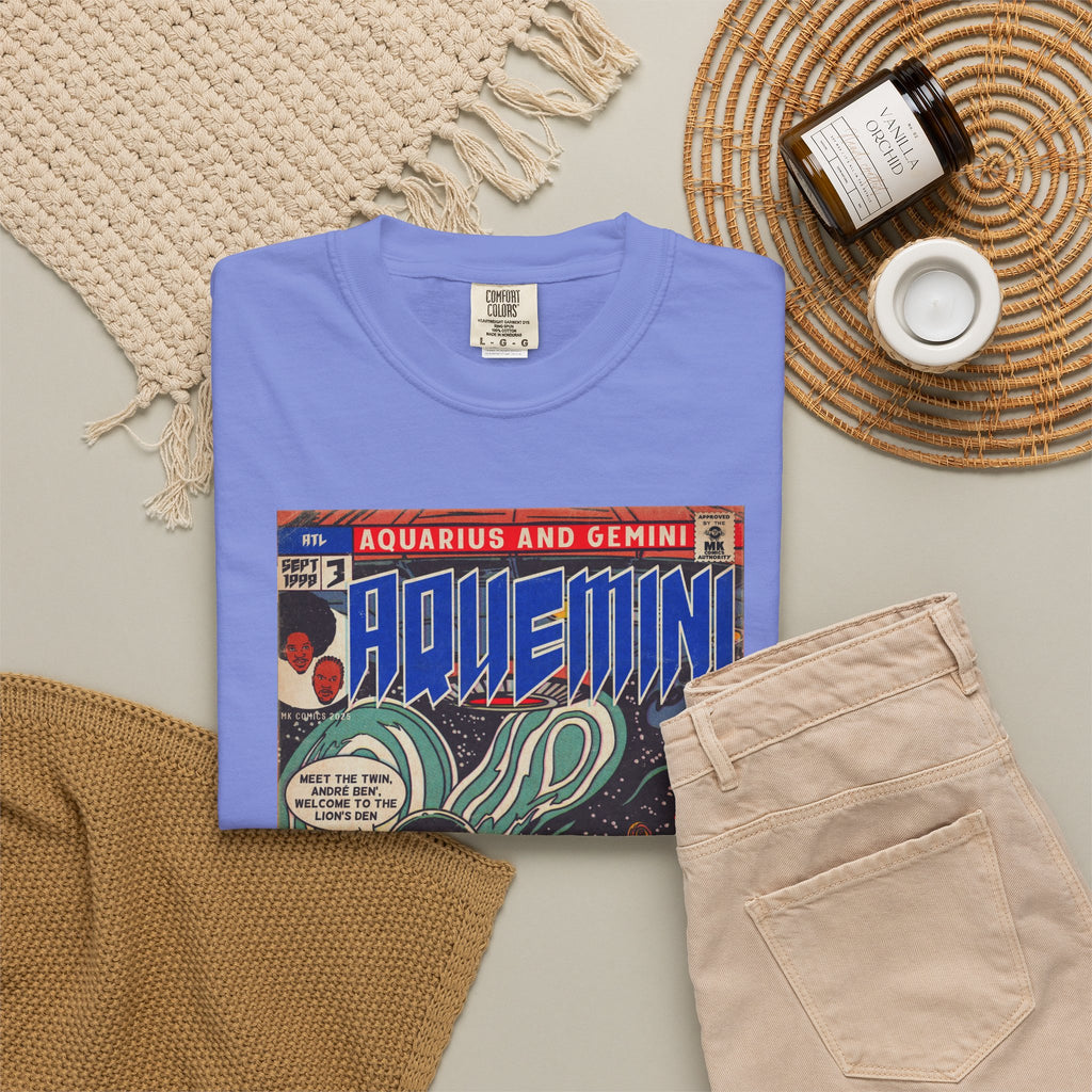 Aquemini - Comic Book Art - Unisex Comfort Colors T-shirt